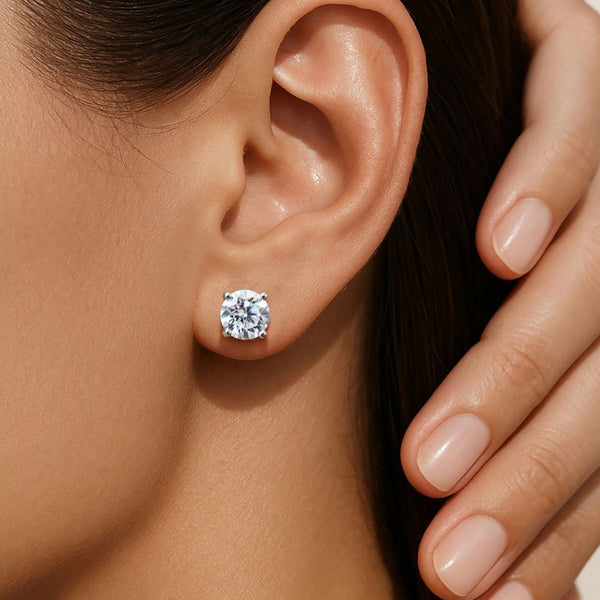2 Carat Diamond Earrings