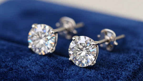 1/2 Carat Diamond Earrings
