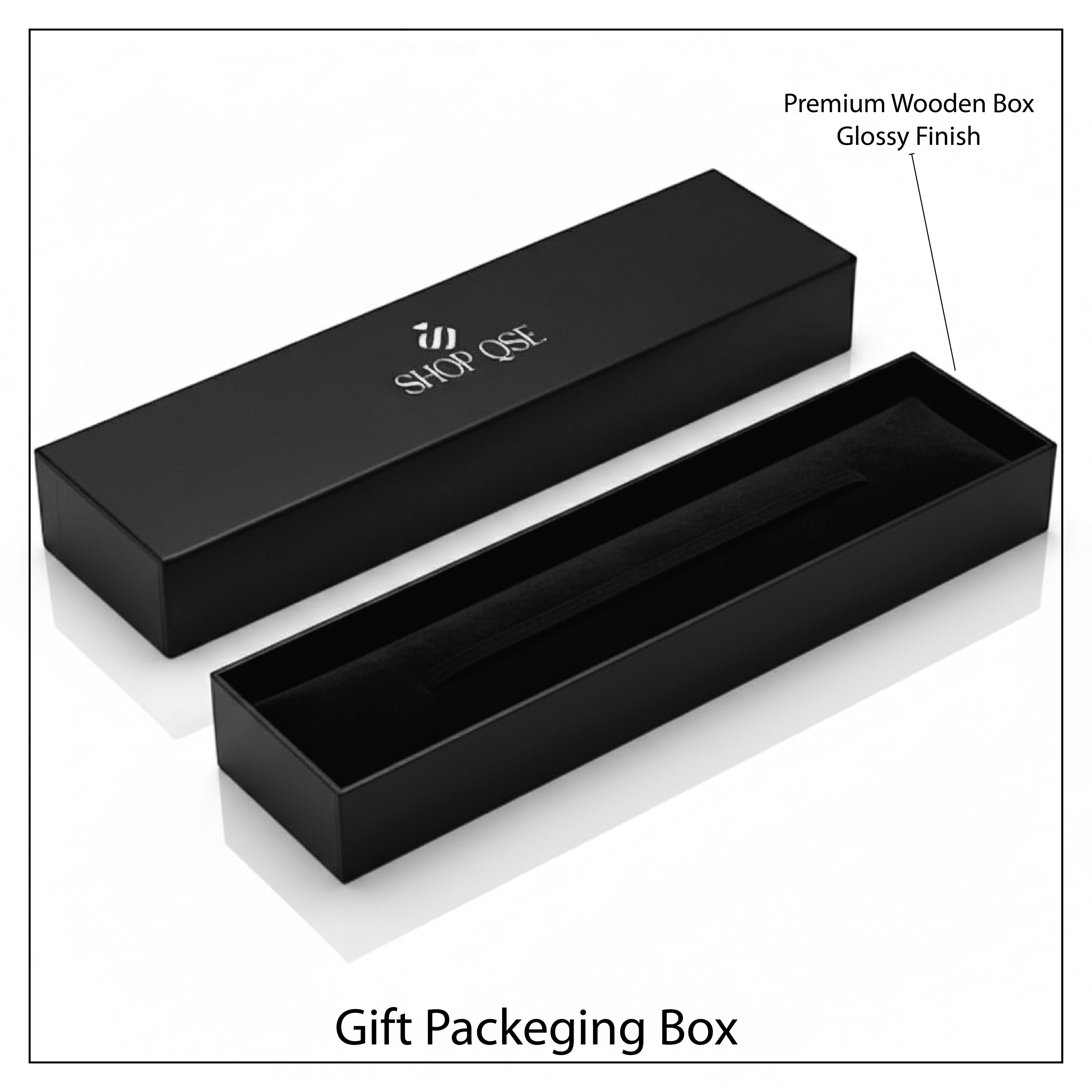 Premium Luxury High-Gloss Wooden Jewelry Box