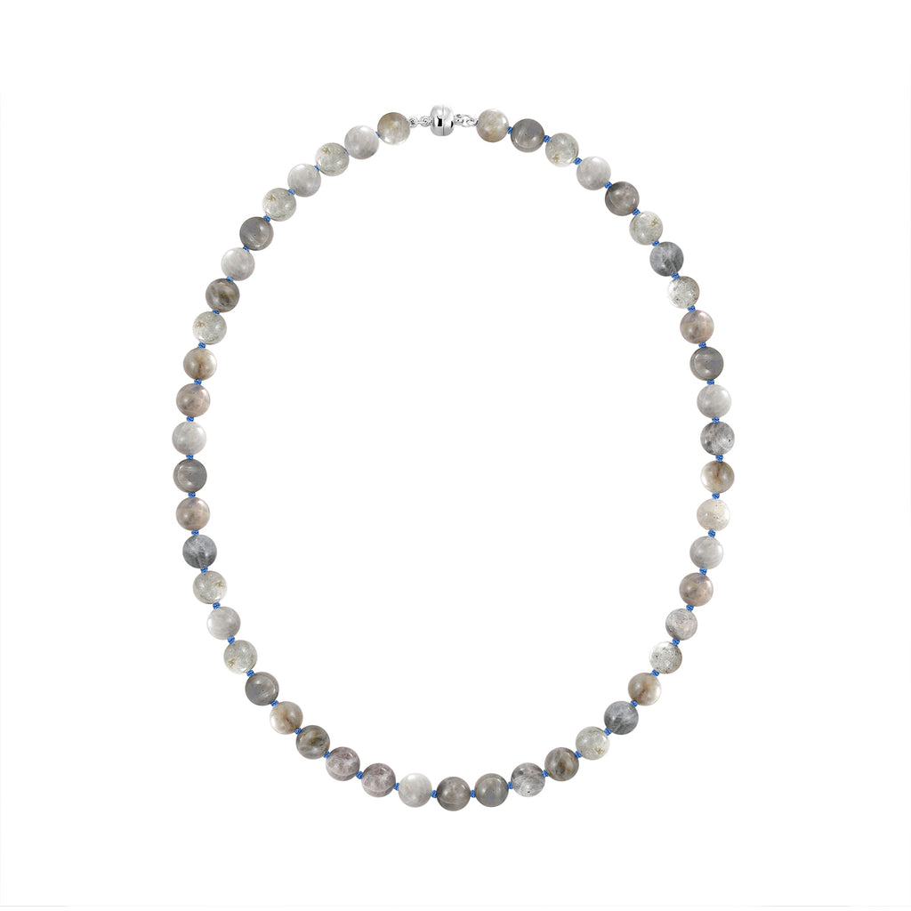 320ct Labradorite 20'' Necklace with 10mm Round Beads
