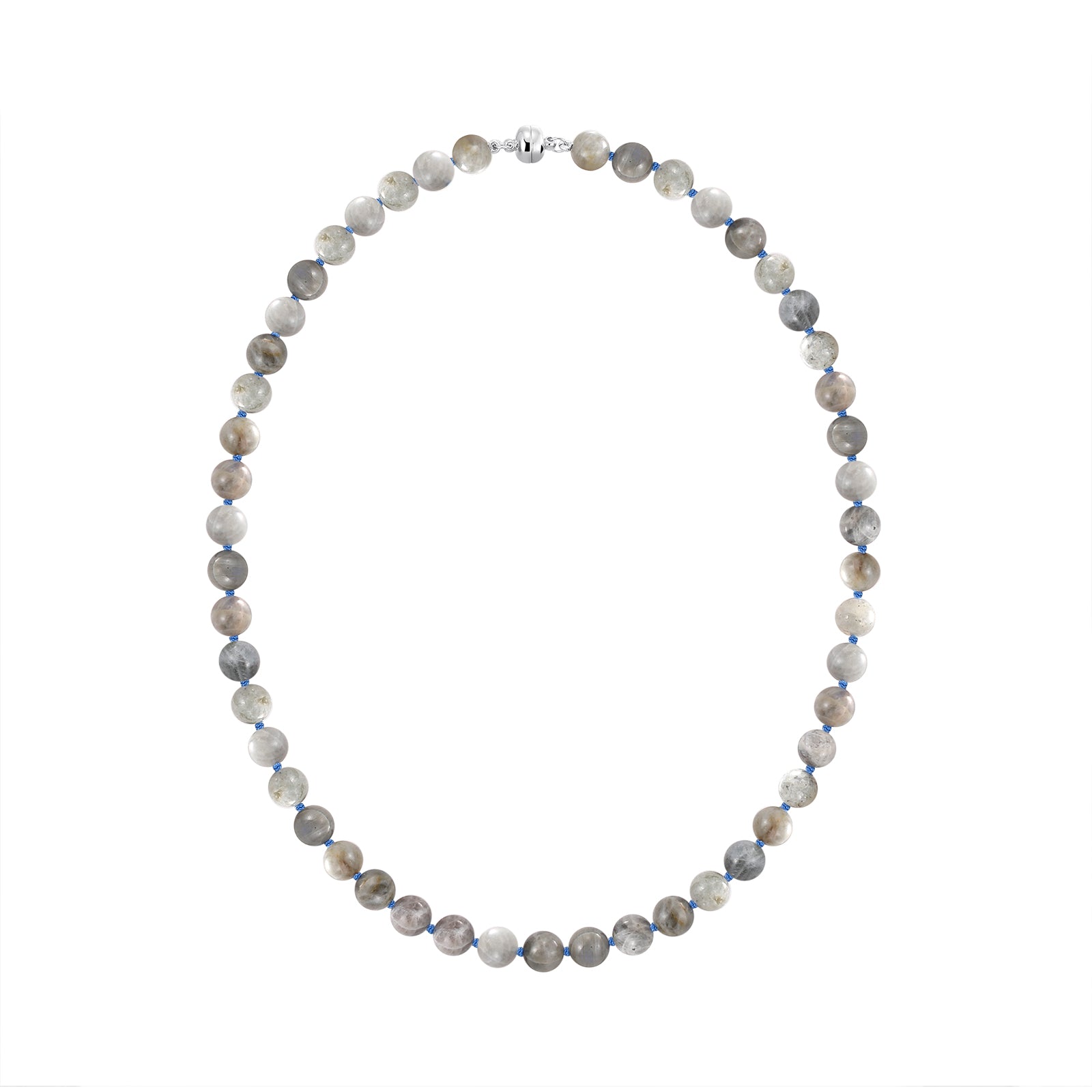 320ct Labradorite 20'' Necklace with 10mm Round Beads