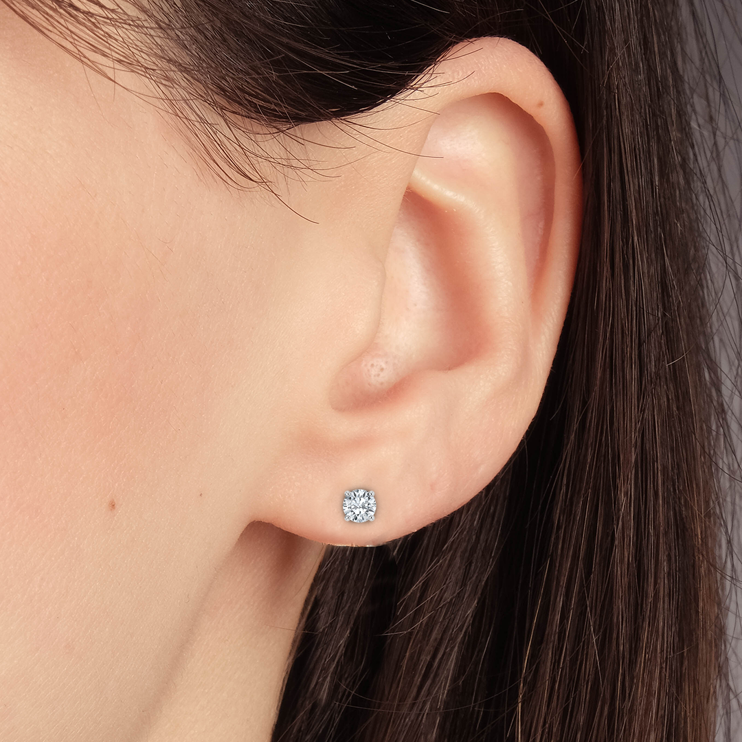 Lab Grown Diamond Stud Earring