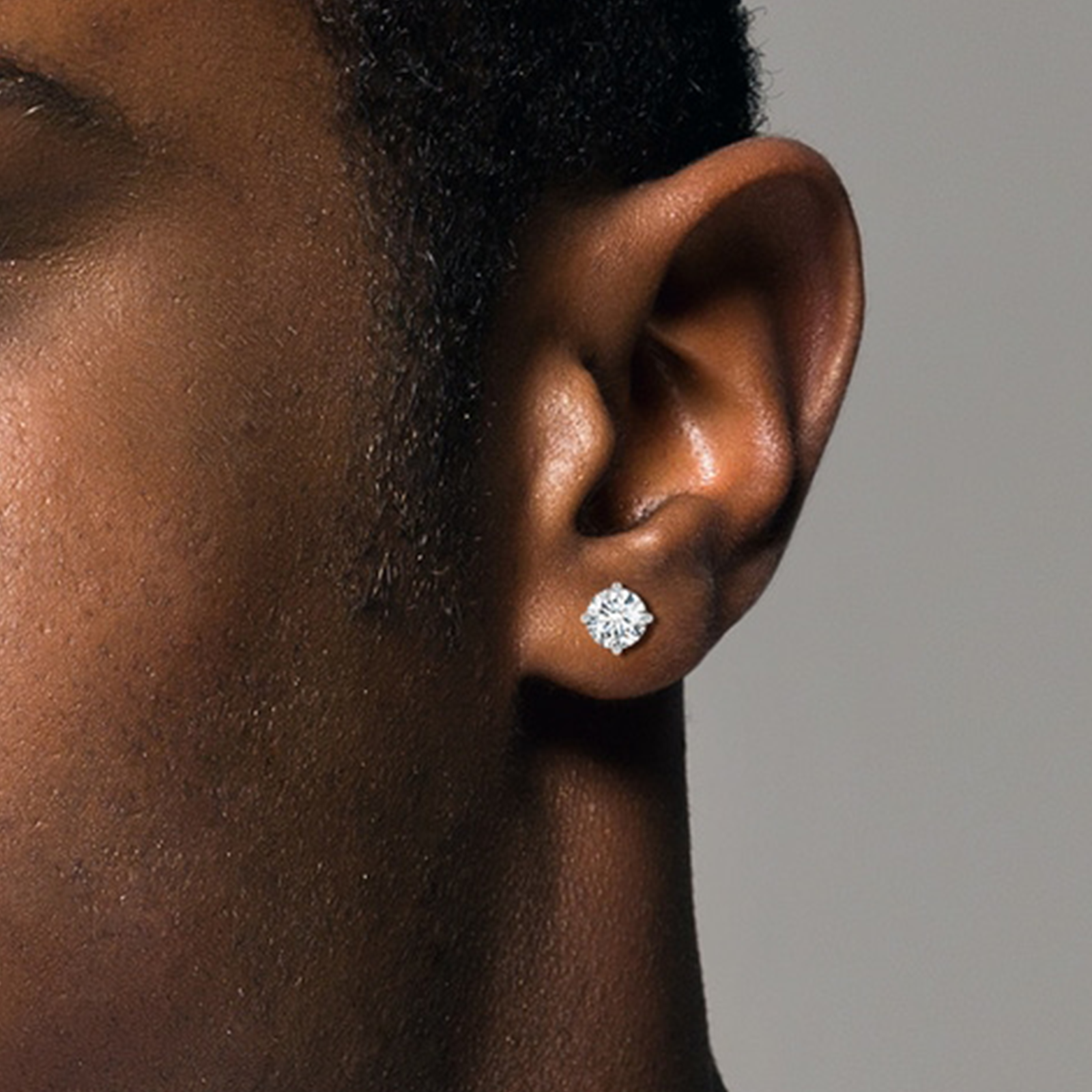 IGI 1.50ct Lab Grown Diamond Stud Earring Screw and Push Back