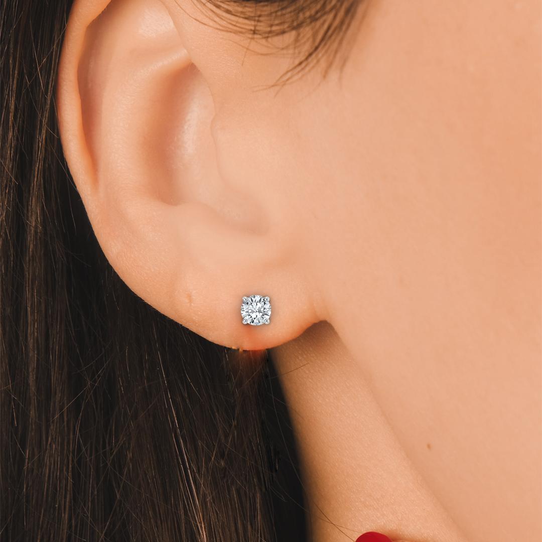 1.50ct Lab Grown Diamond Stud Earring Push-Back