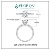 IGI 1.50ct Lab Grown Diamond Ring