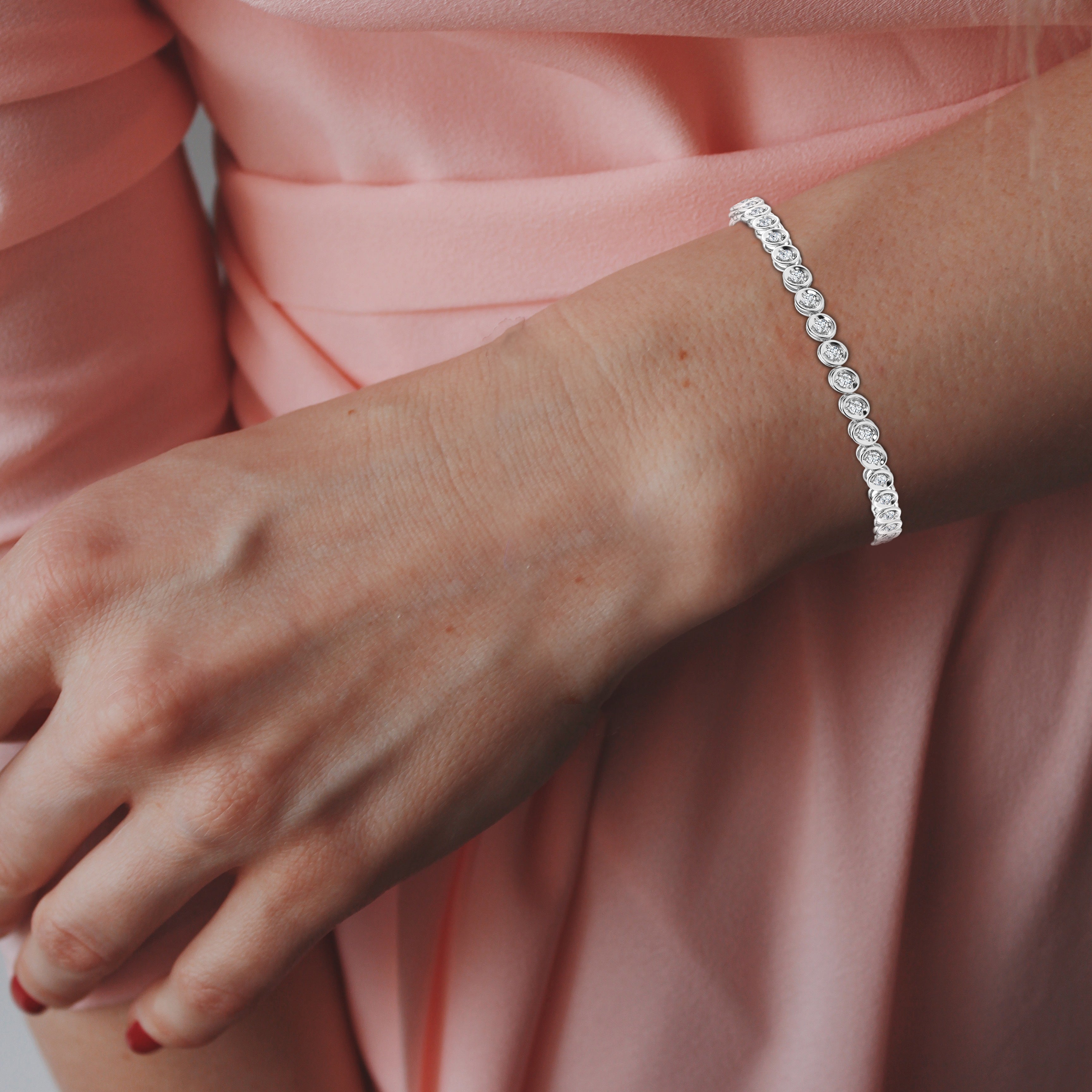 2.00ct Lab Grown Diamond Link Bracelet