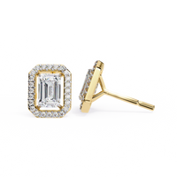 1.75ct Lab Grown Radiant Cut Diamond Studs