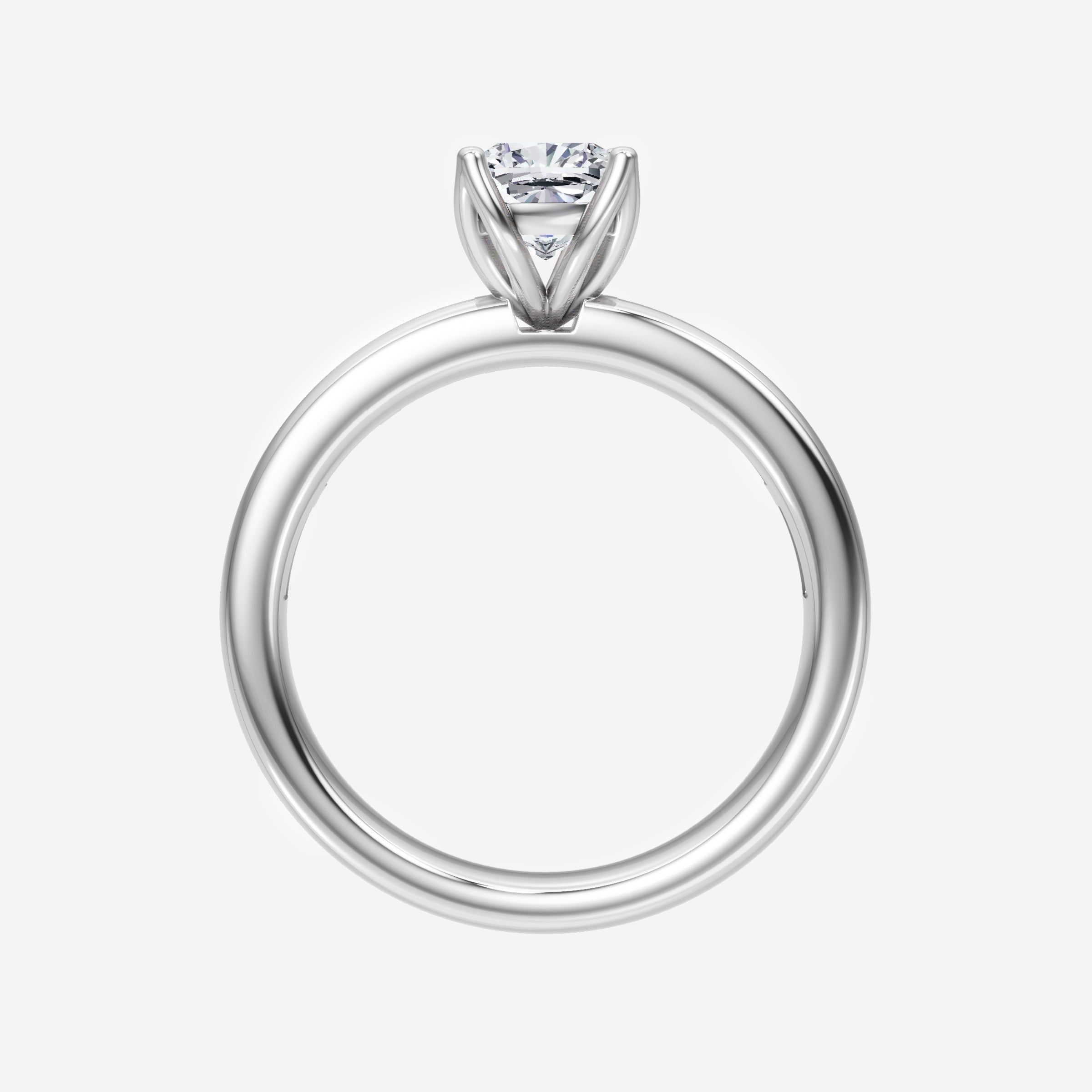 Cushion Serene Split Halo Ring