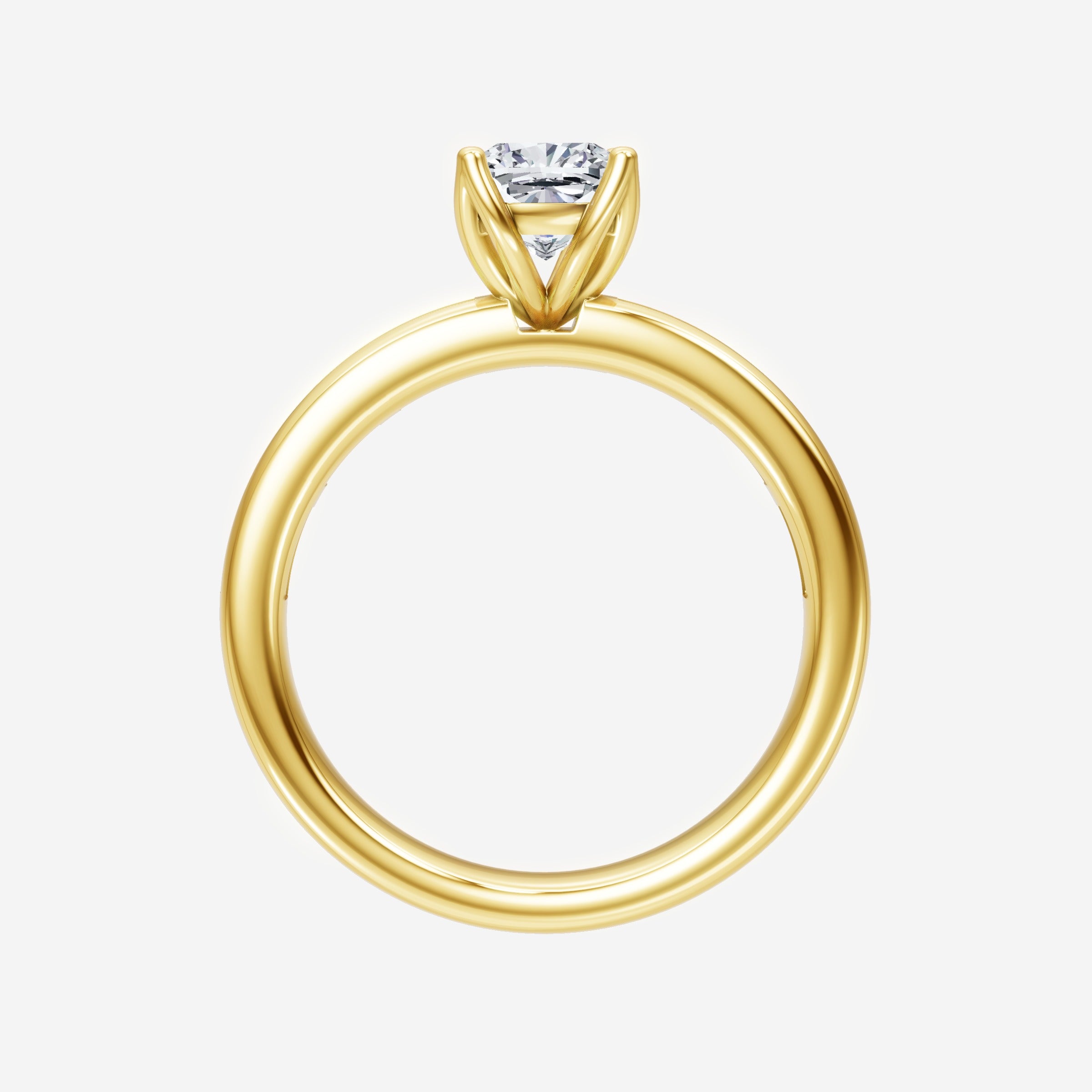 Cushion Serene Split Halo Ring