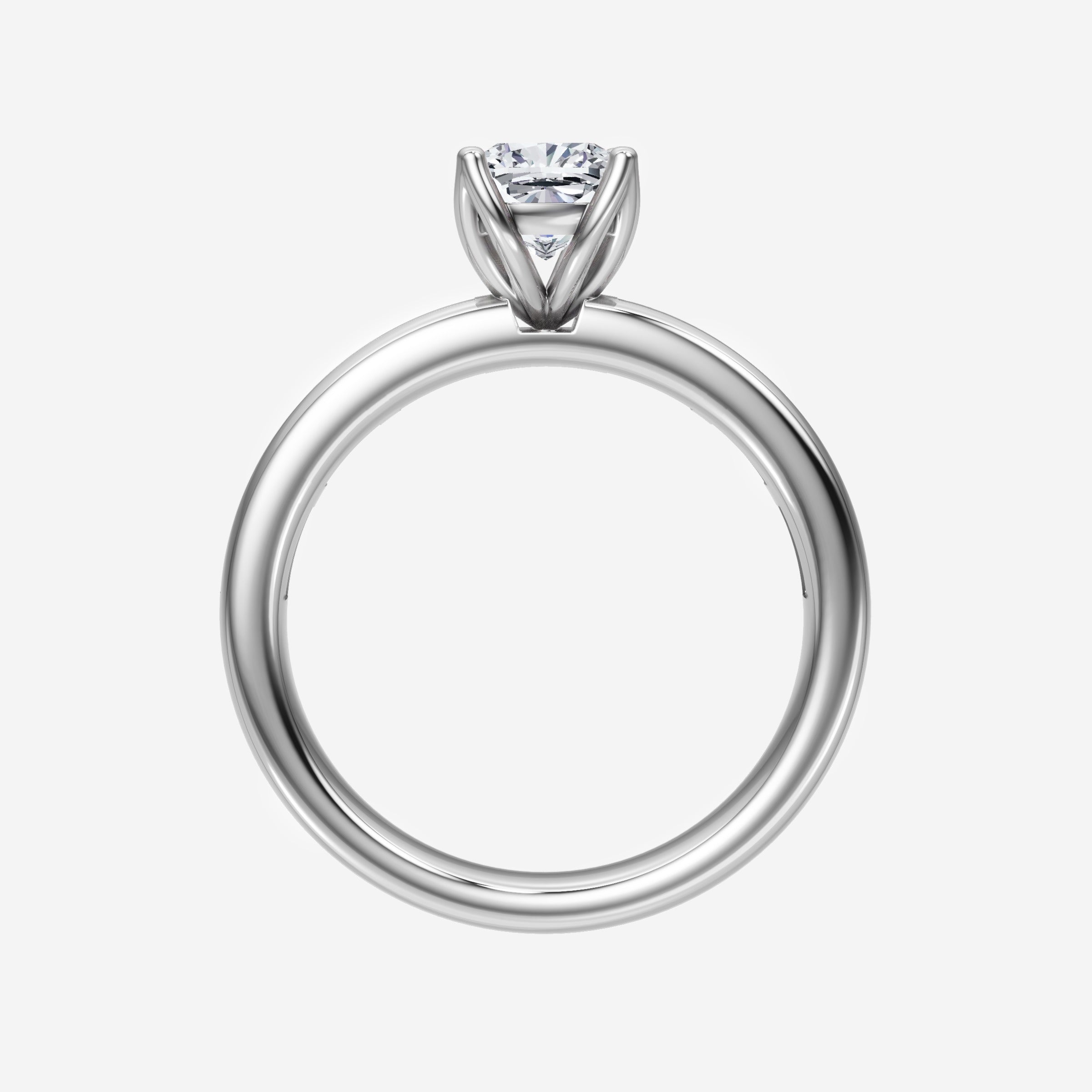 Cushion Serene Split Halo Ring