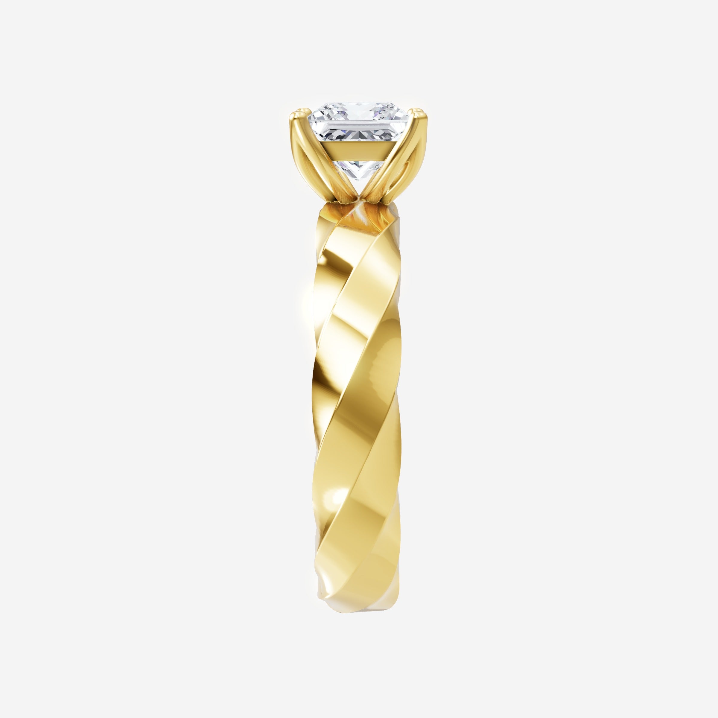 Anillo de halo dividido Princess Serene