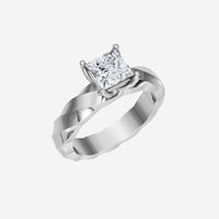 Anillo de halo dividido Princess Serene