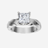 Anillo de halo dividido Princess Serene