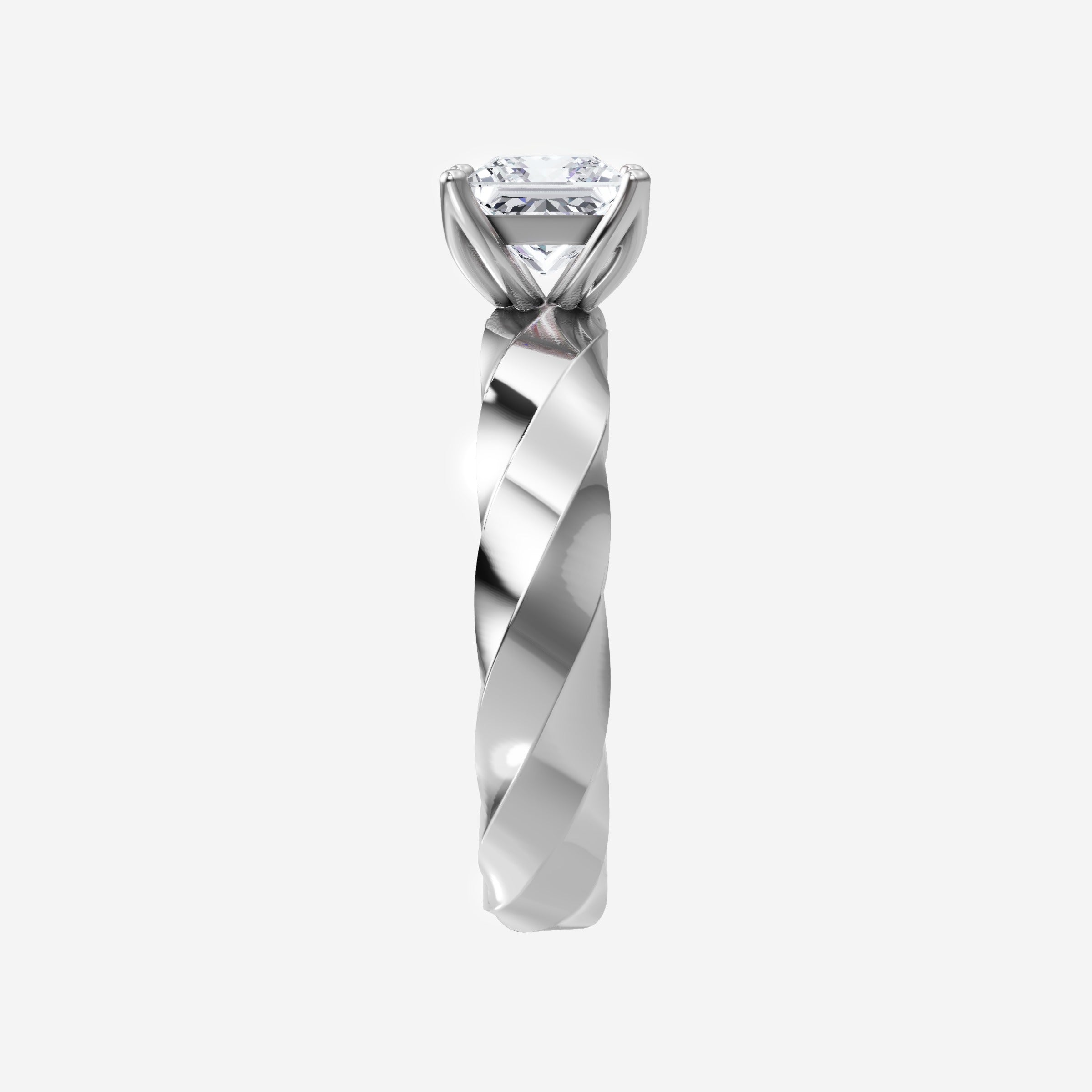 Anillo de halo dividido Princess Serene