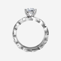 Anillo de halo dividido Princess Serene