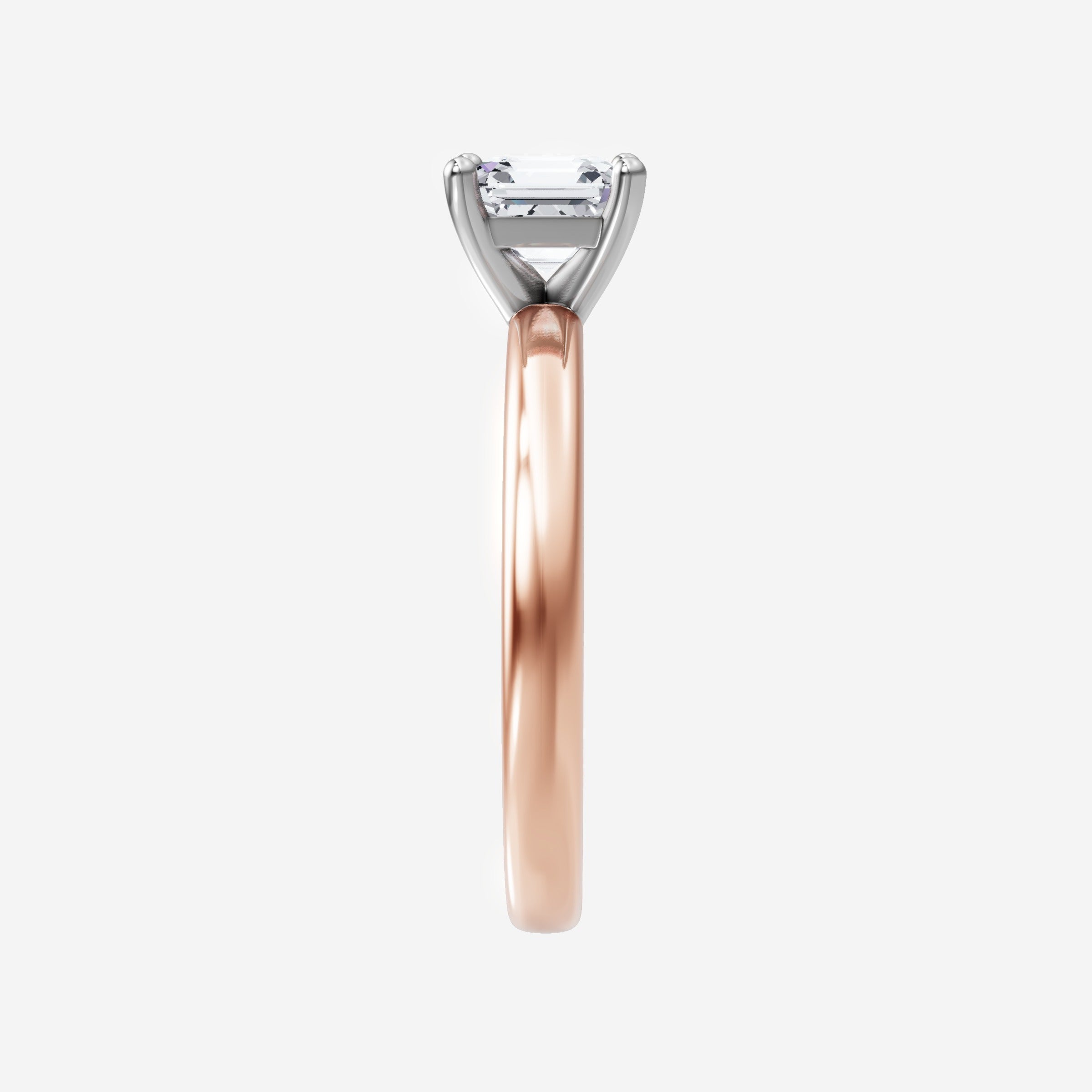 Asscher Eternal Split Halo Ring