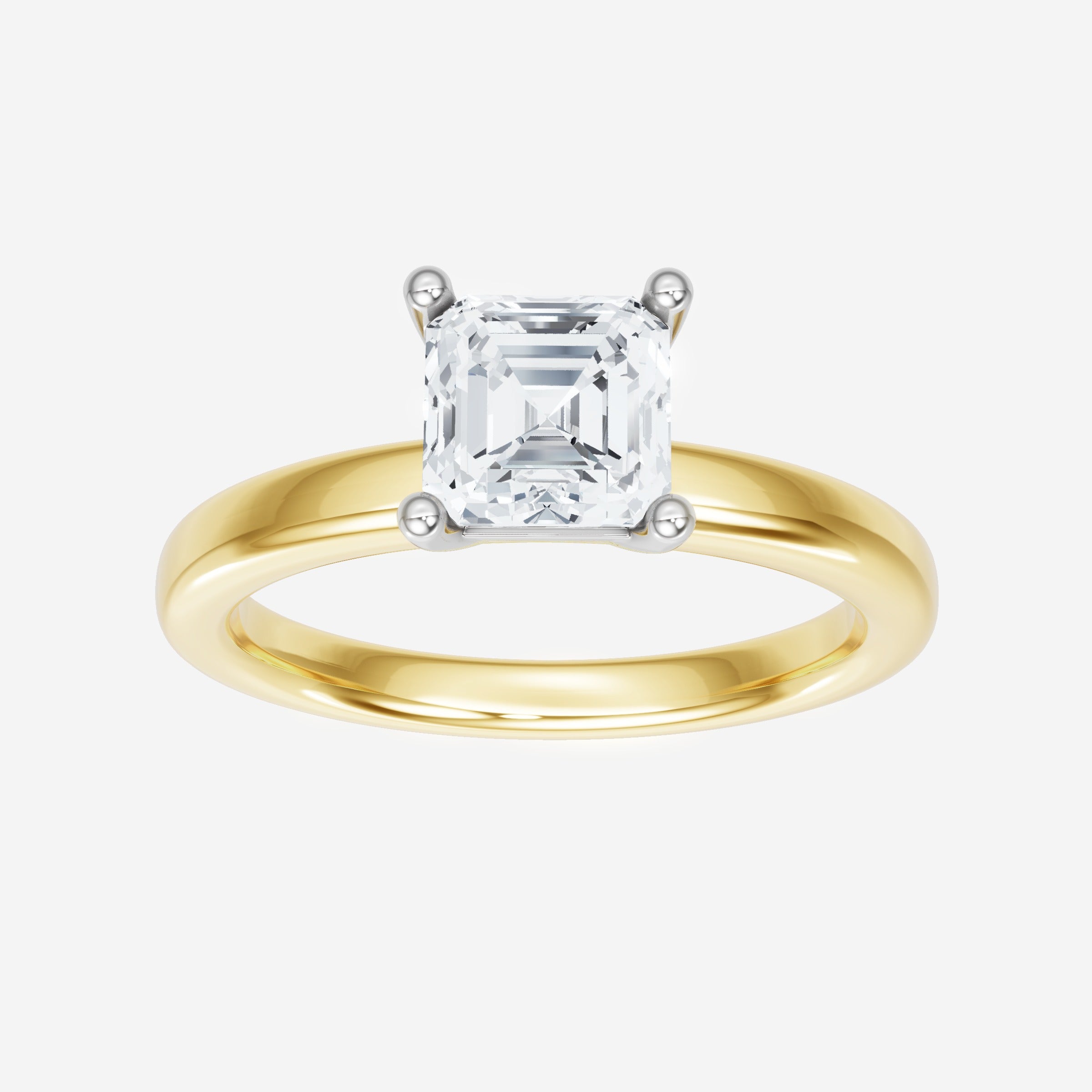 Asscher Eternal Split Halo Ring