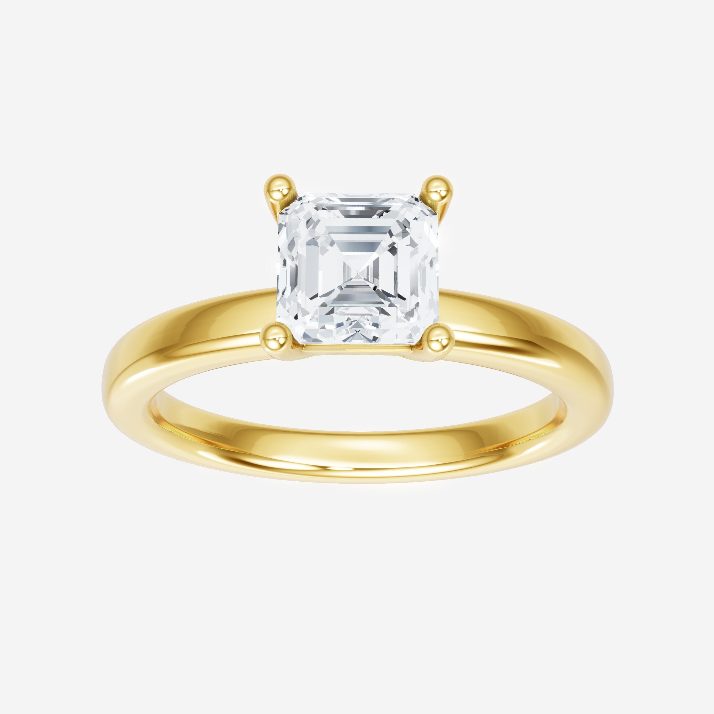 Asscher Eternal Split Halo Ring