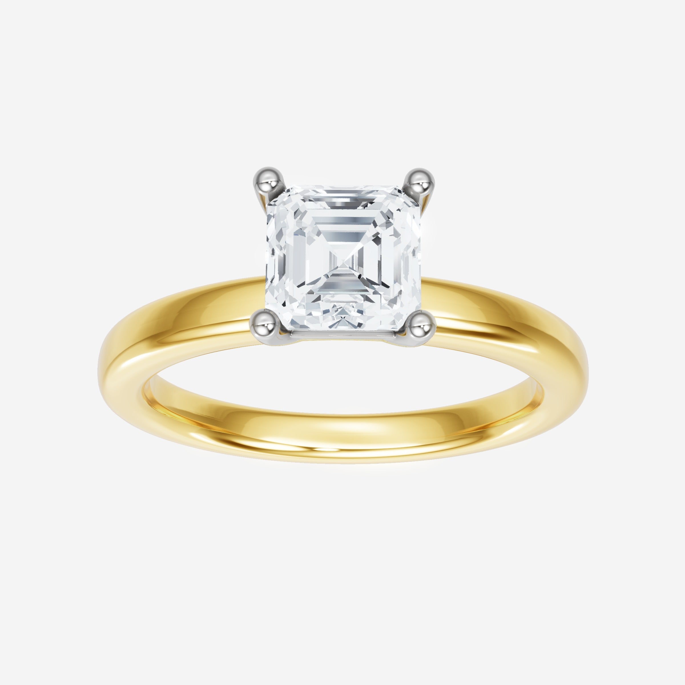Asscher Eternal Split Halo Ring
