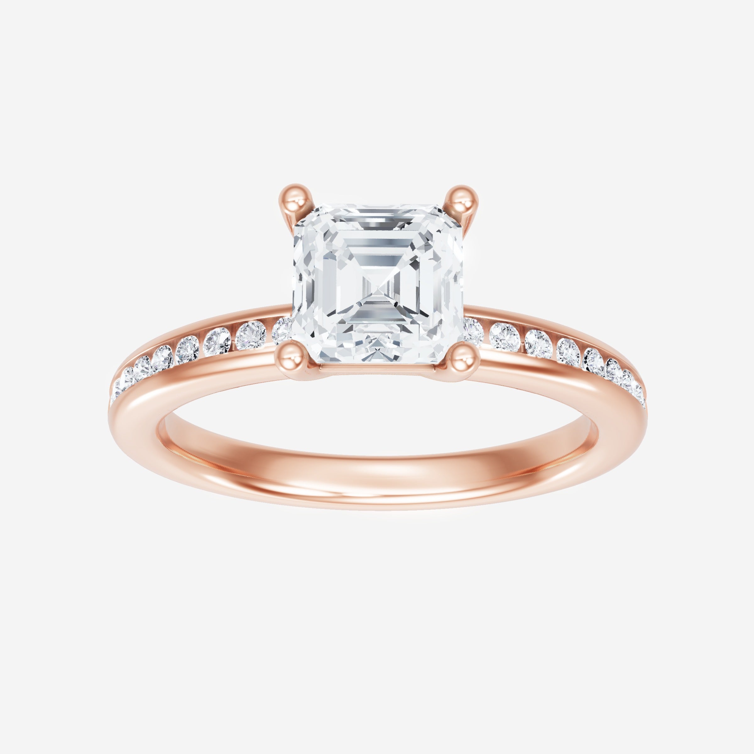 Asscher Dazzling Glam Ring