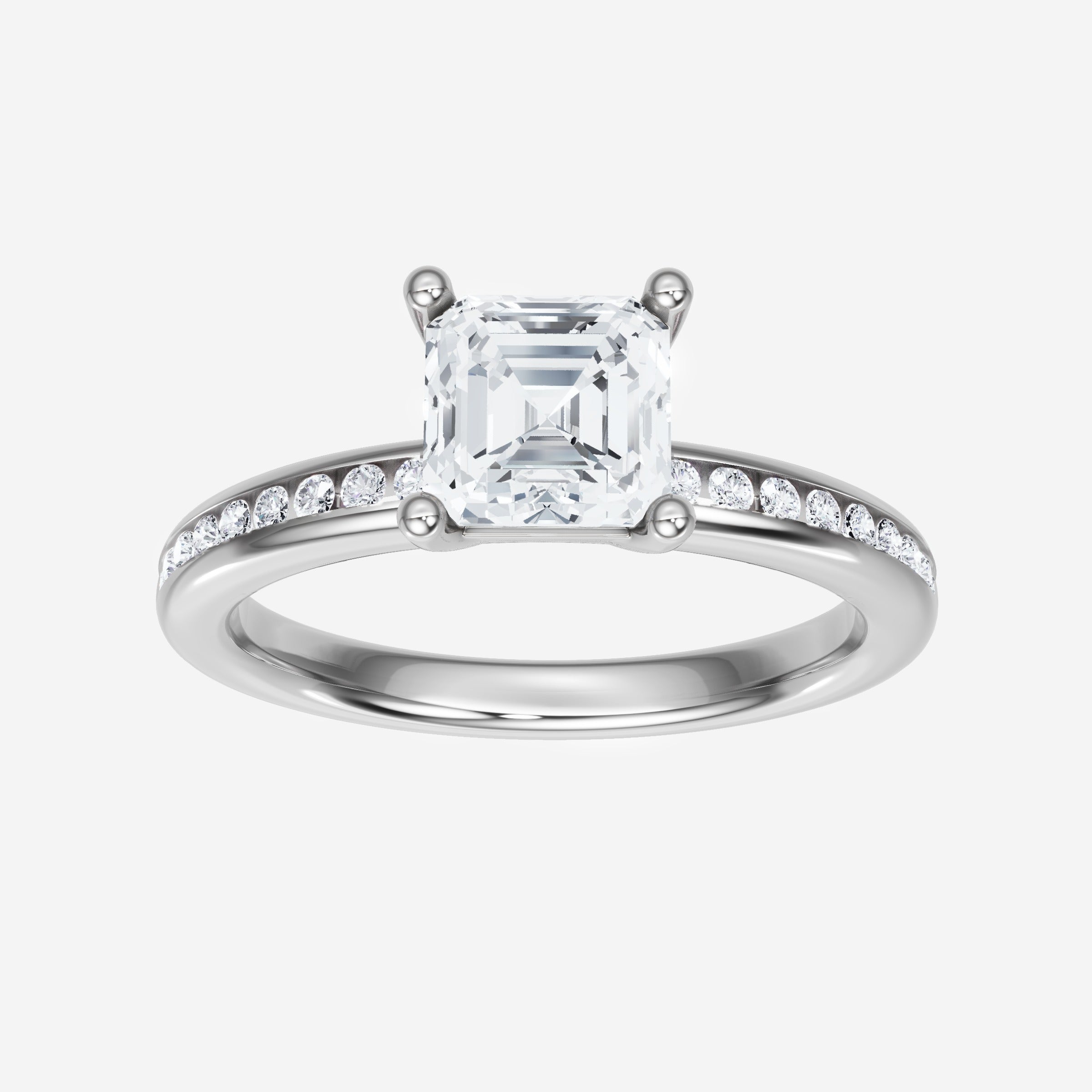 Asscher Dazzling Glam Ring