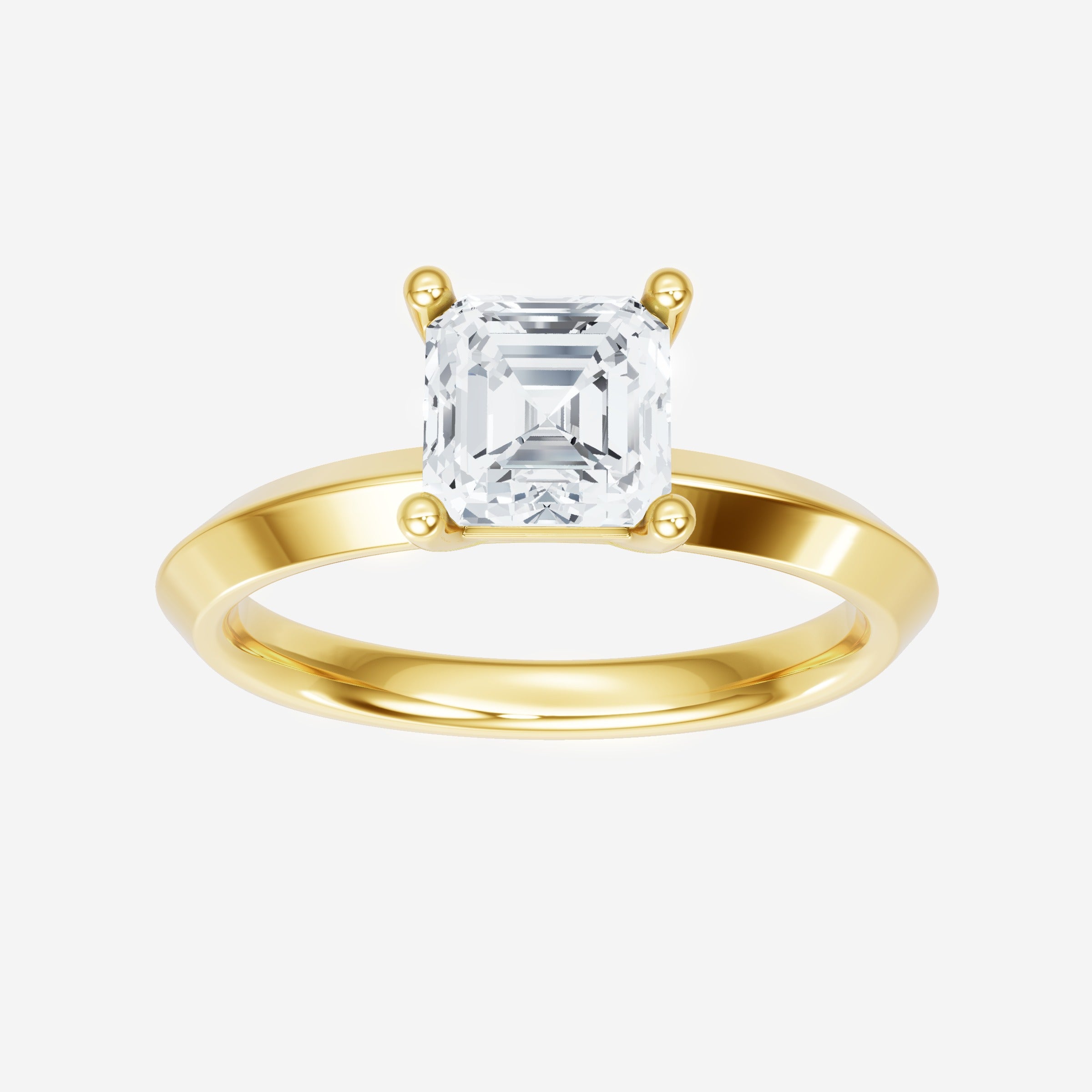 Asscher Dazzling Glam Ring