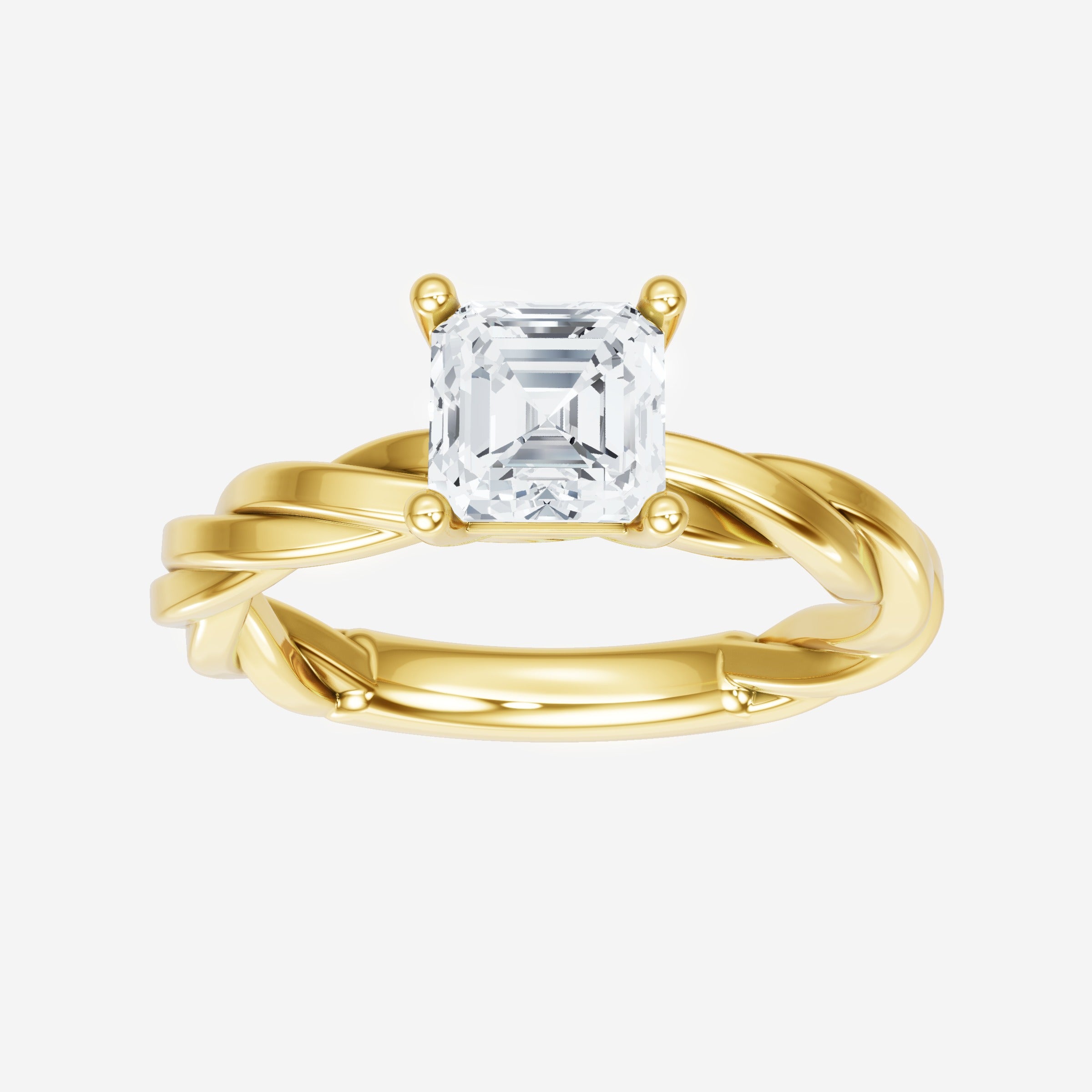 Asscher Dazzling Glam Ring
