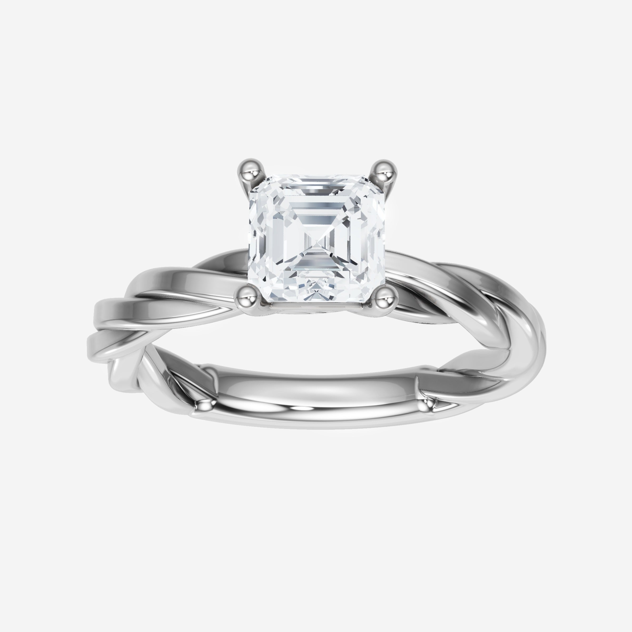 Asscher Dazzling Glam Ring