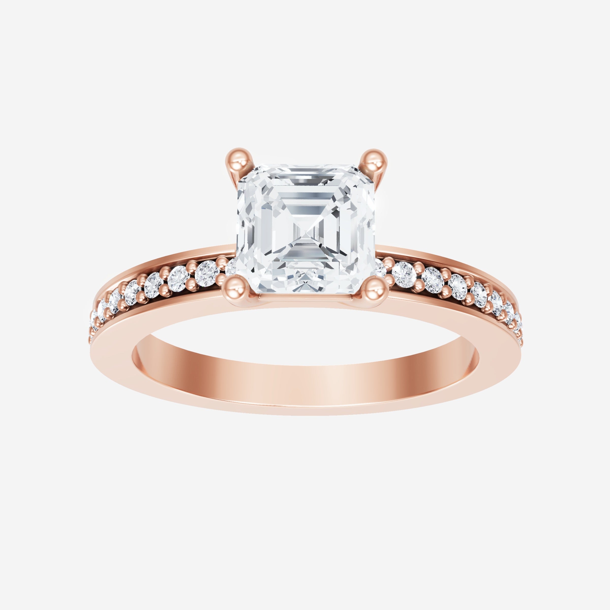 Asscher Dazzling Glam Ring