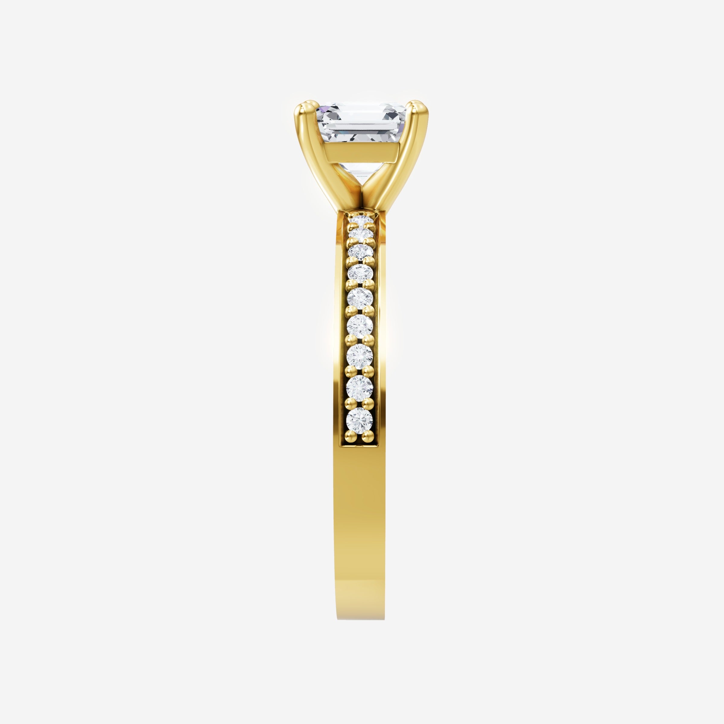 Asscher Dazzling Glam Ring