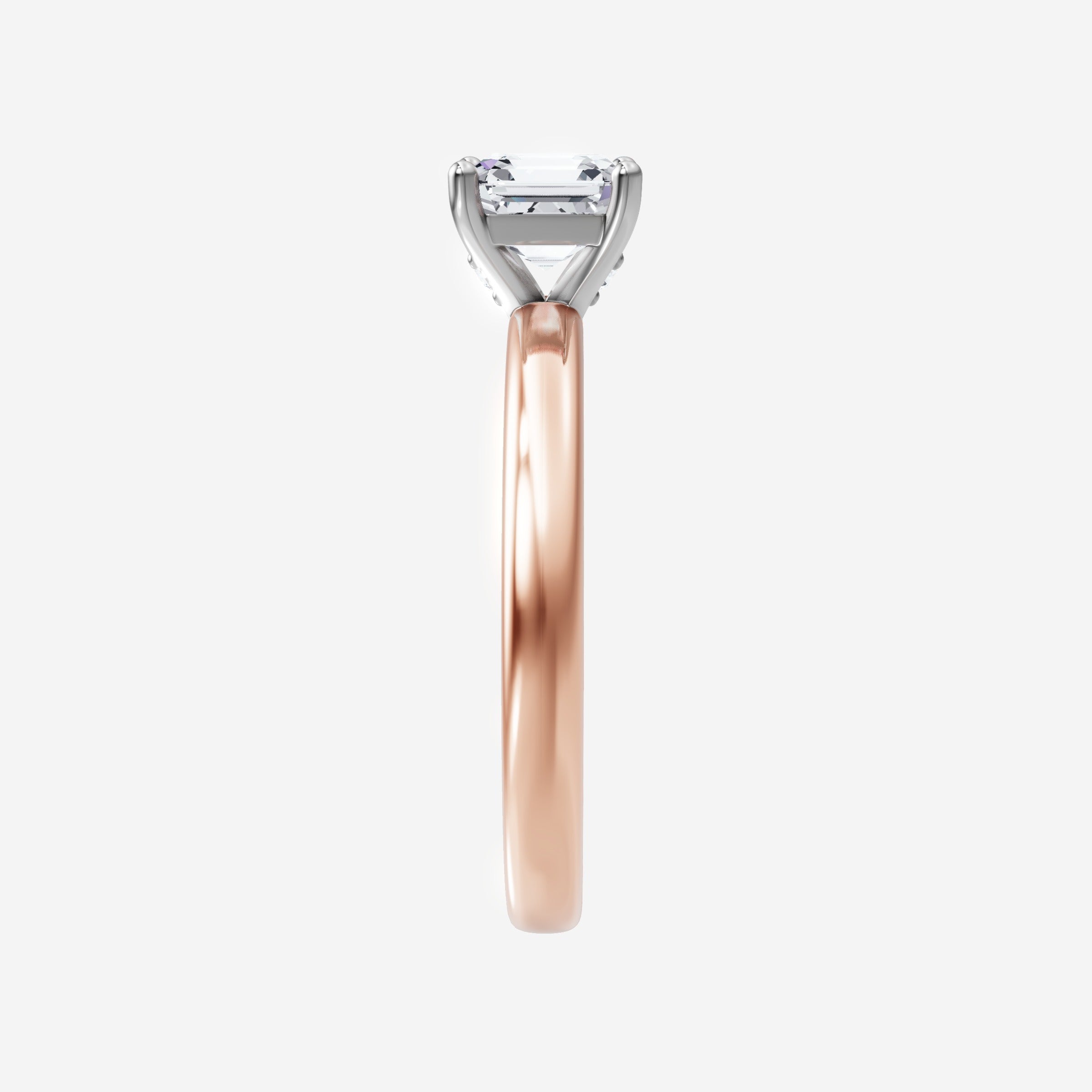 Asscher Eternal Split Halo Ring