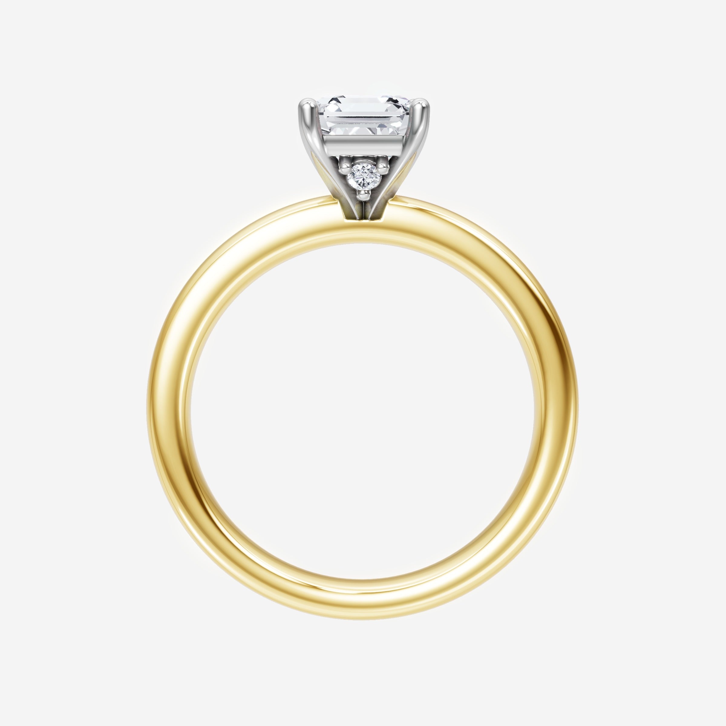 Asscher Eternal Split Halo Ring