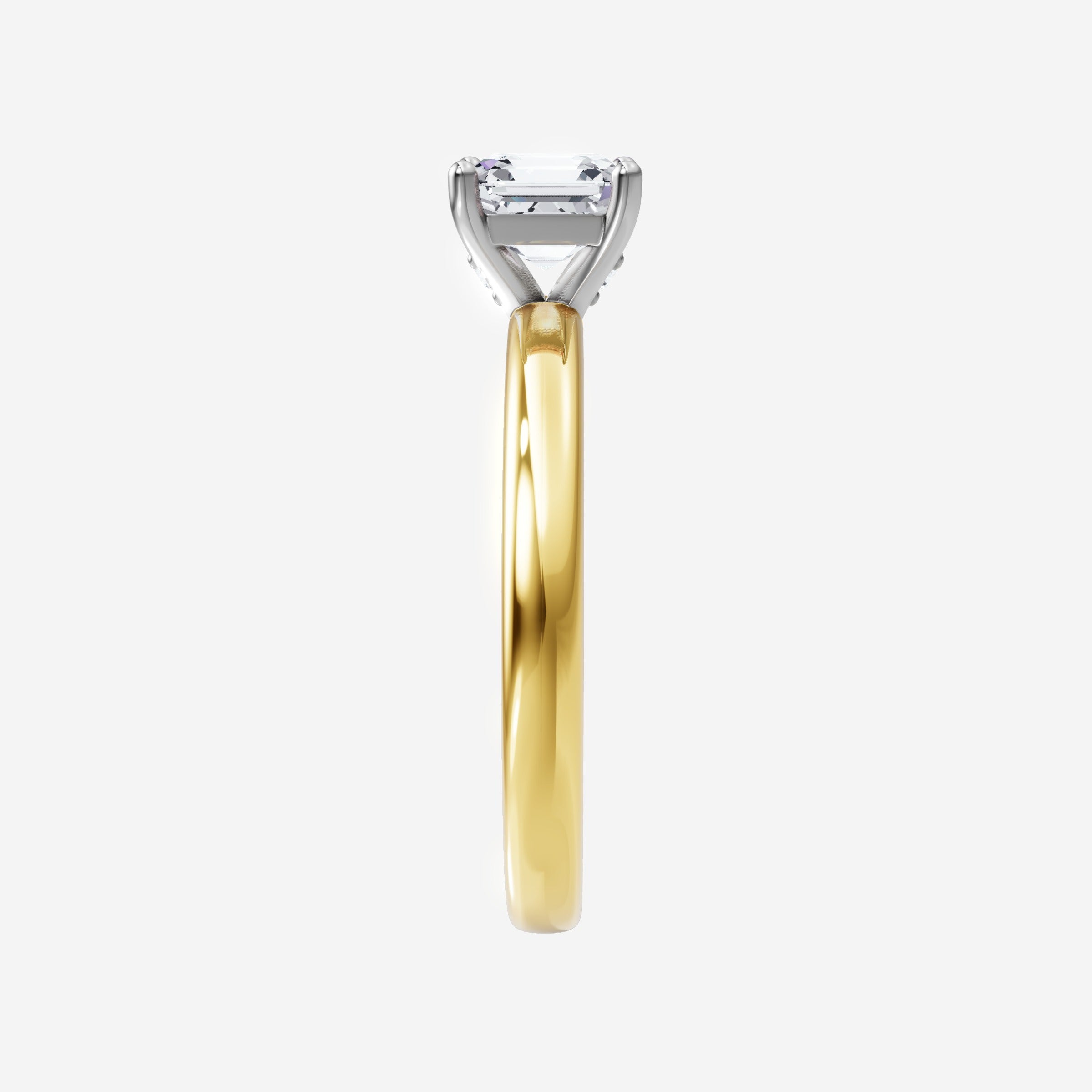 Asscher Eternal Split Halo Ring