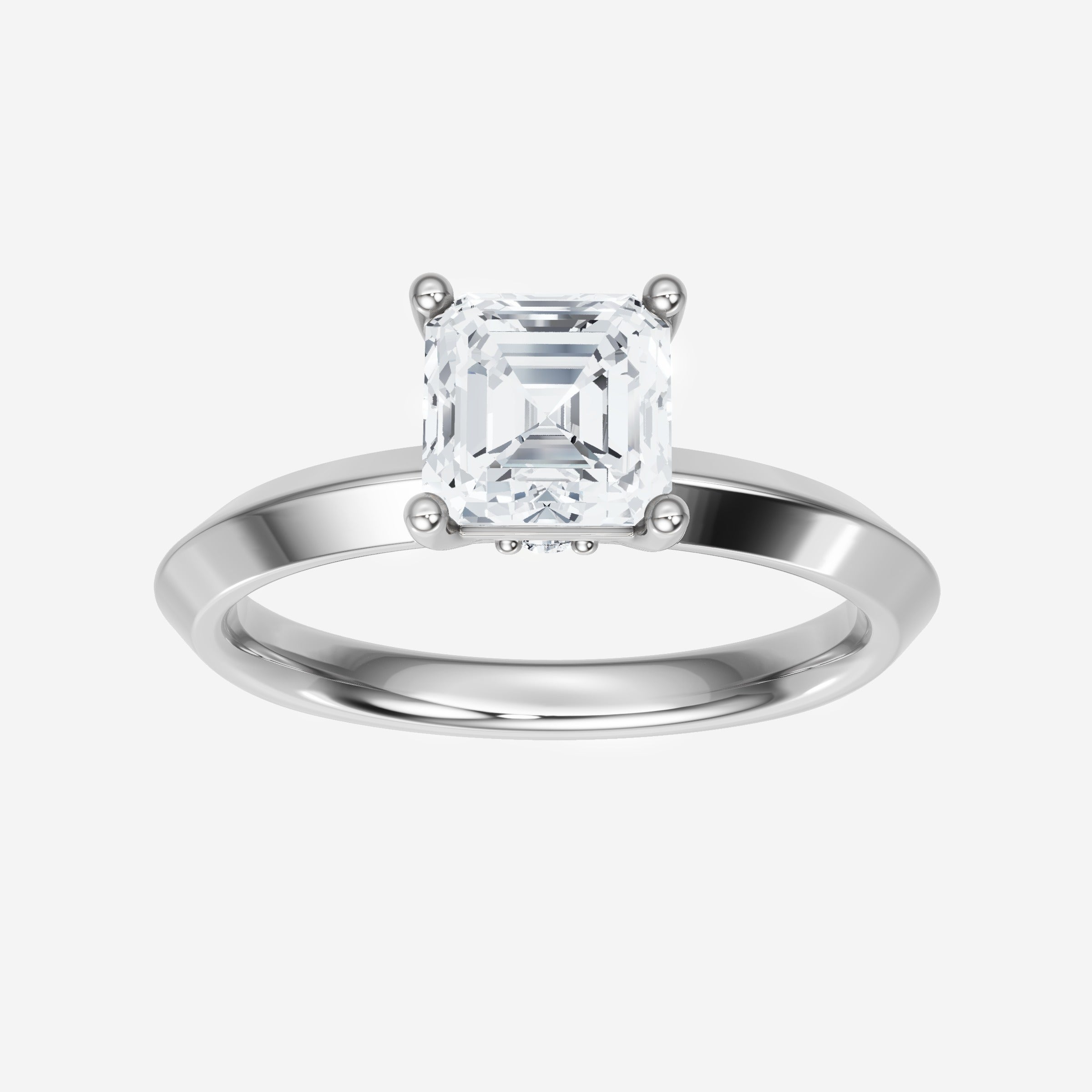 Asscher Artisan Ring