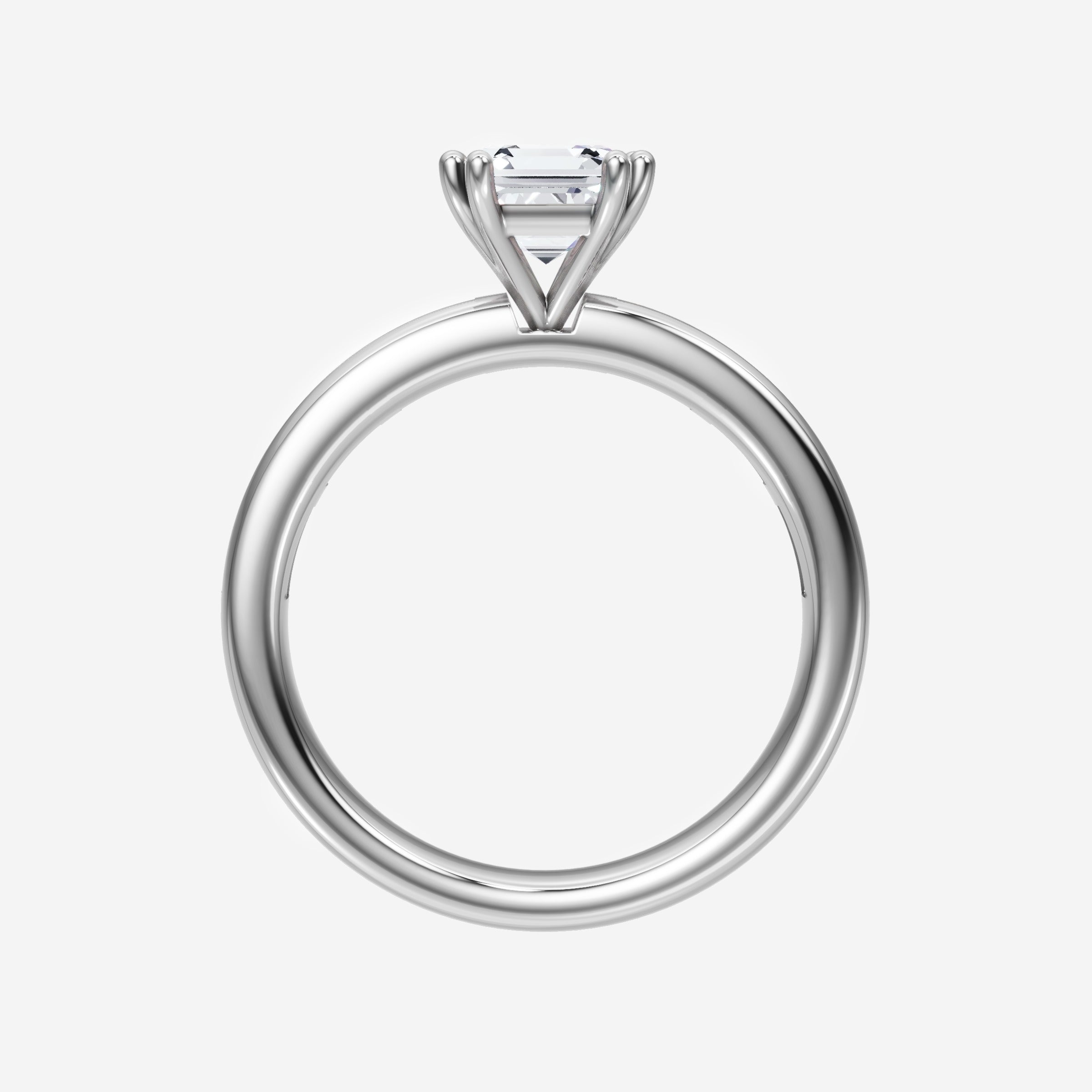 Asscher Double Halo Ring