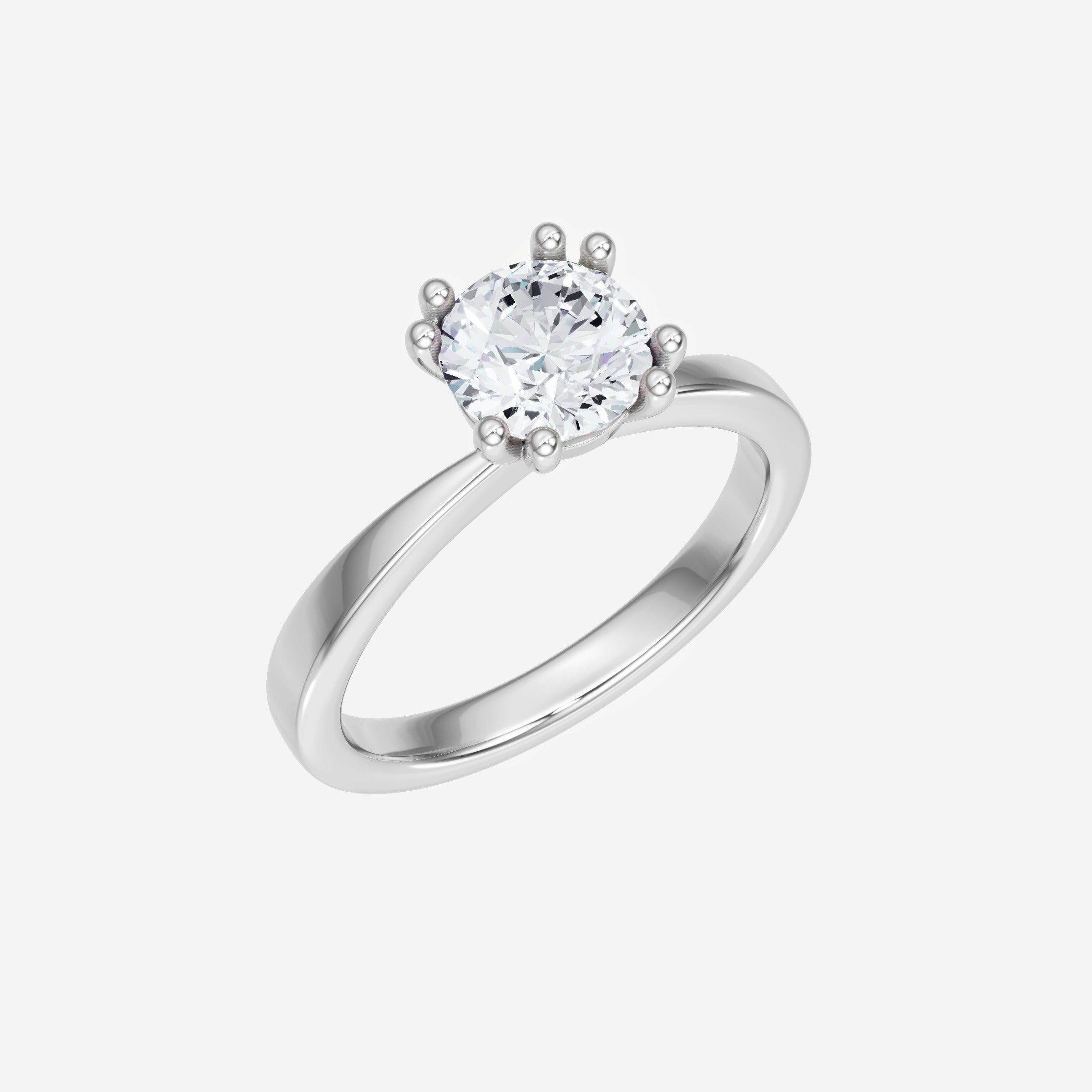 Round Shining Destiny Ring