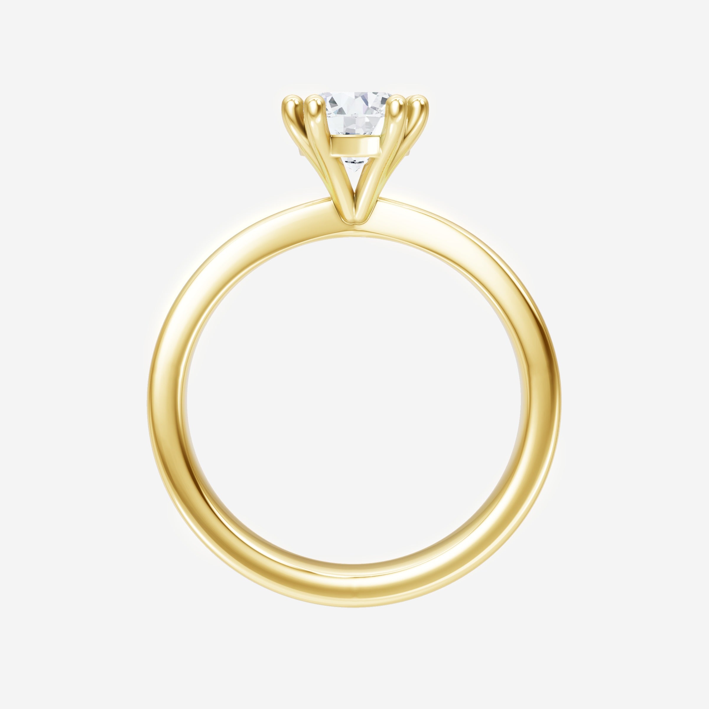 Round Shining Destiny Ring