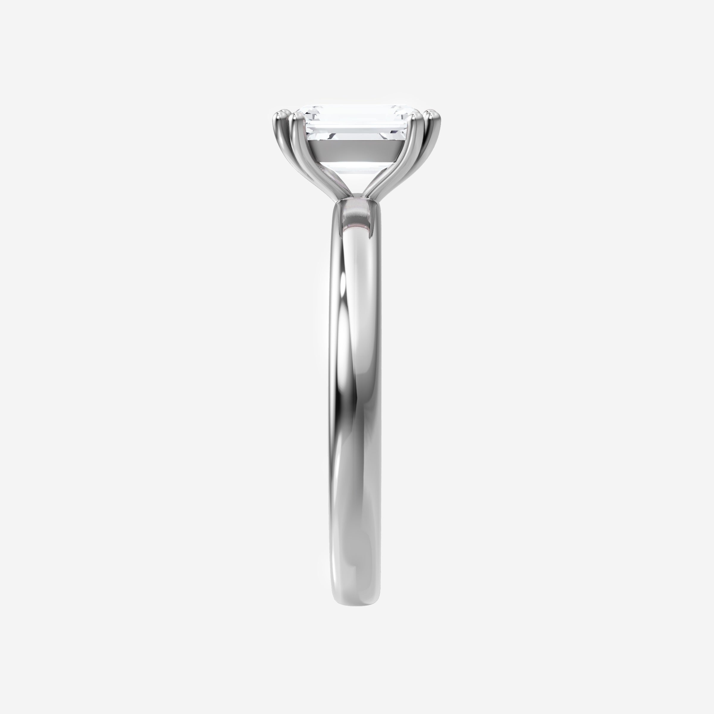 Anillo de esplendor brillante esmeralda