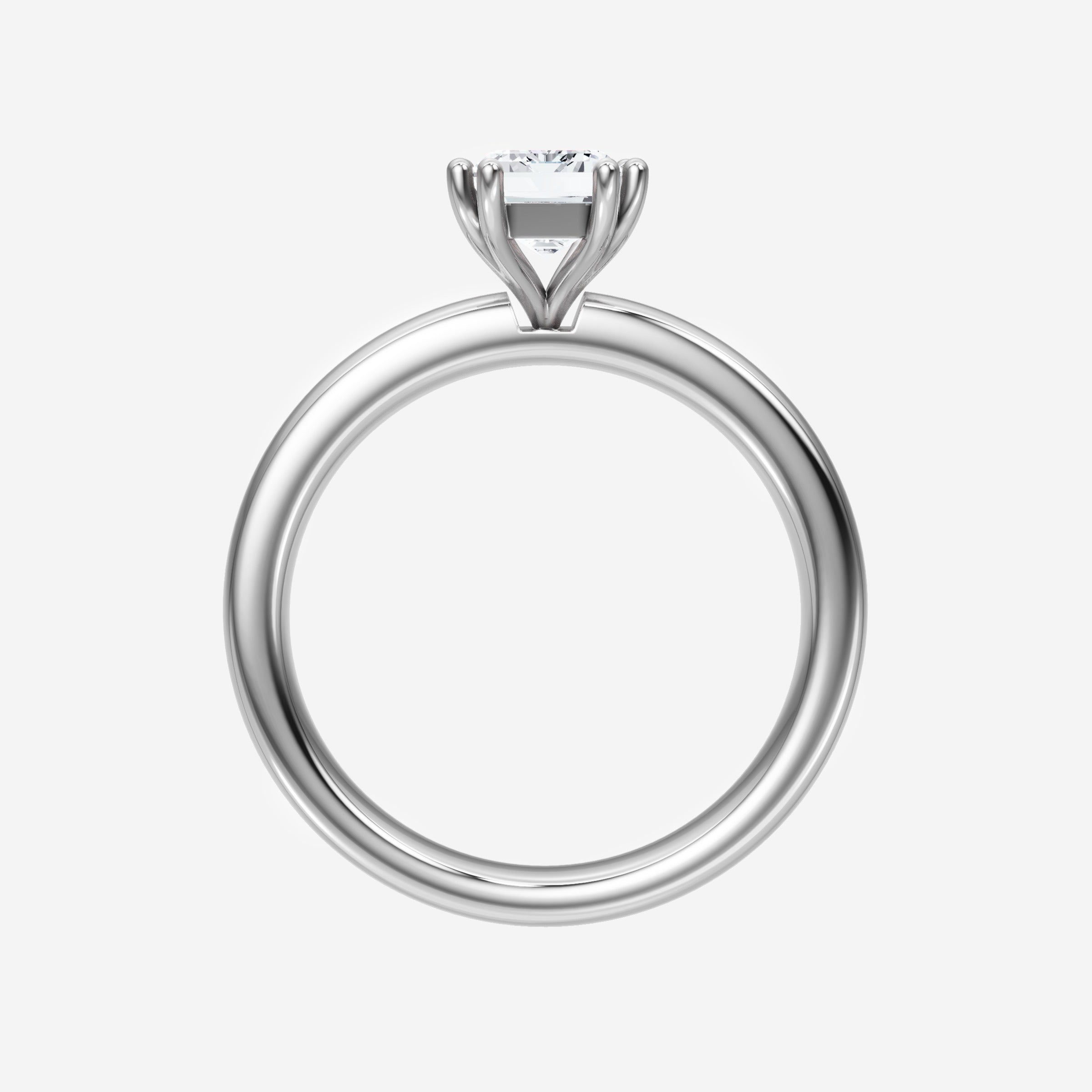 Anillo de esplendor brillante esmeralda