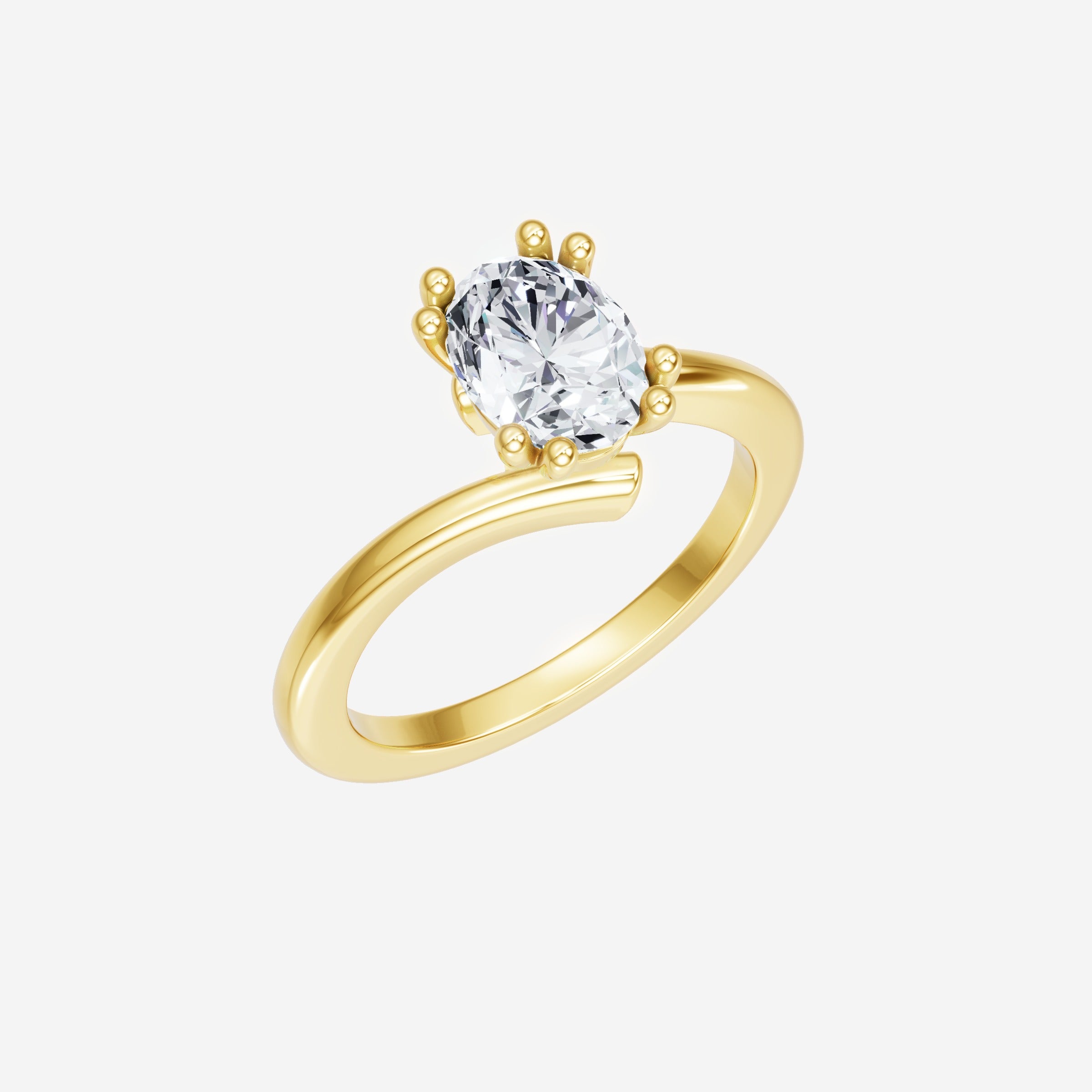 Oval Shining Destiny Ring