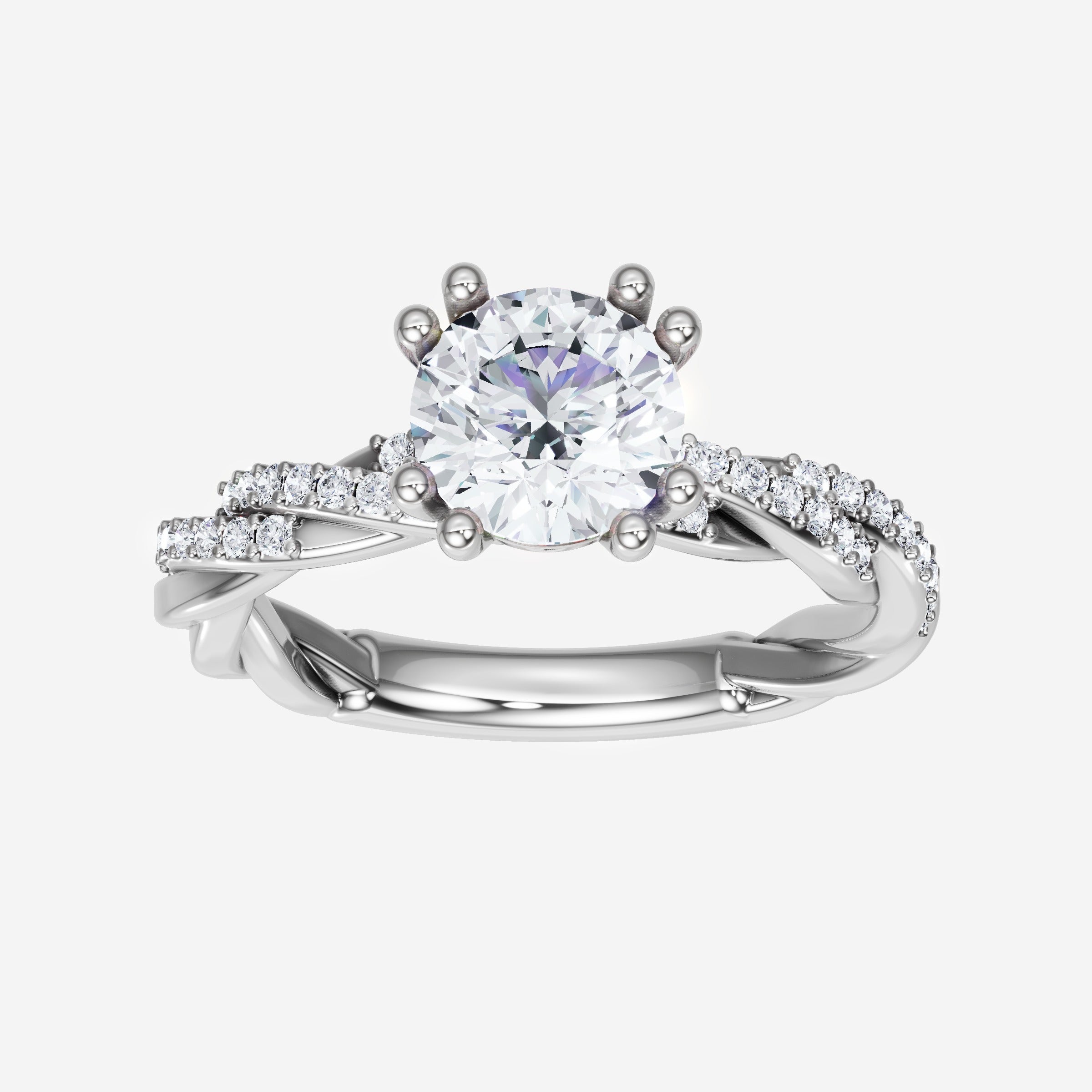 Round Brilliant Splendor Ring