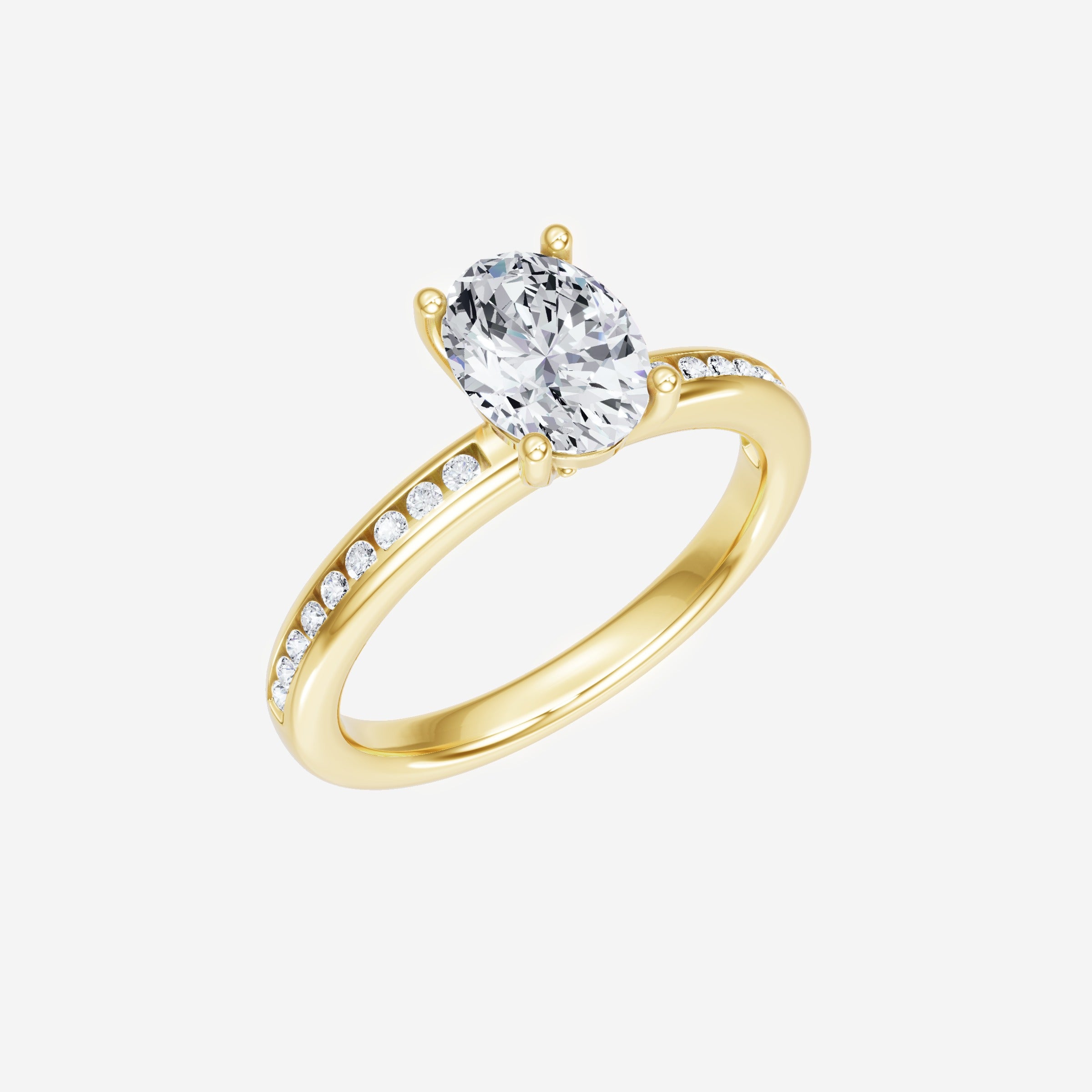 Oval Shining Destiny Ring