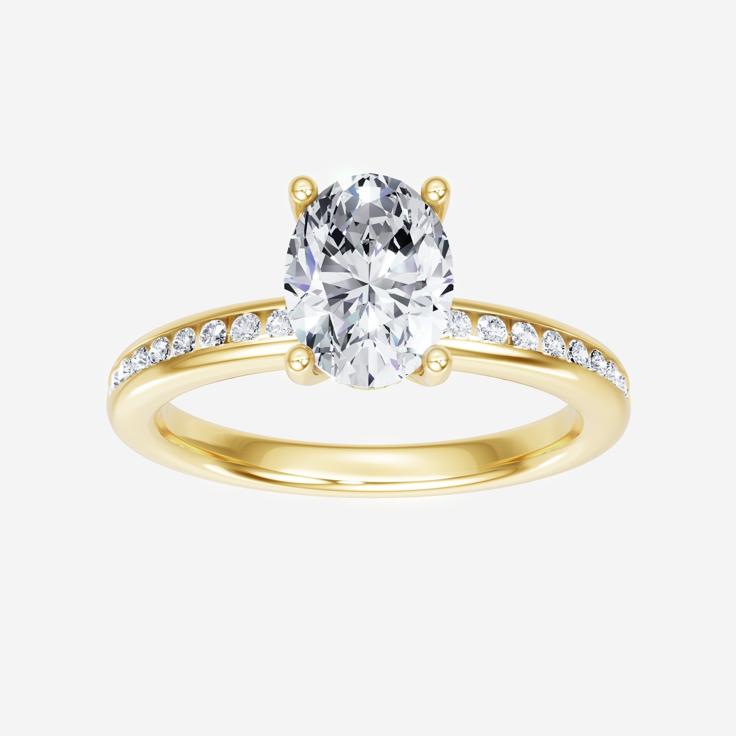 Oval Shining Destiny Ring