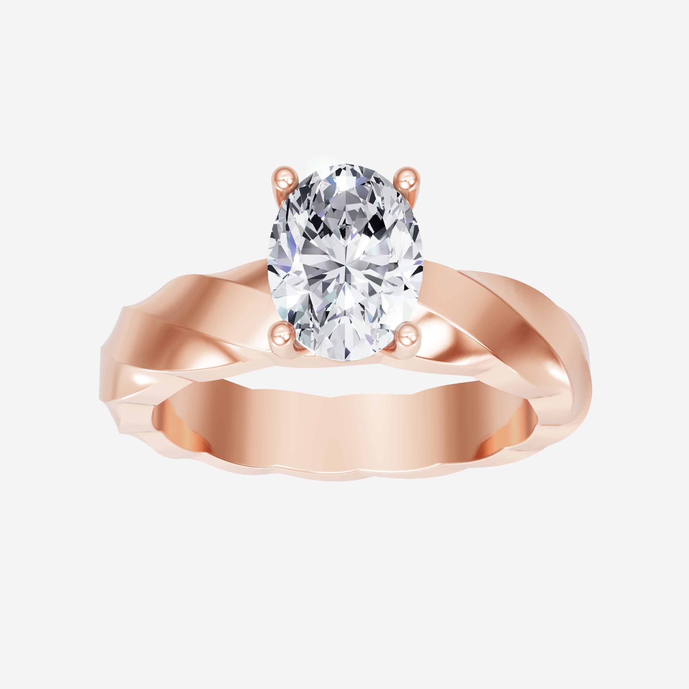 Oval Shining Destiny Ring
