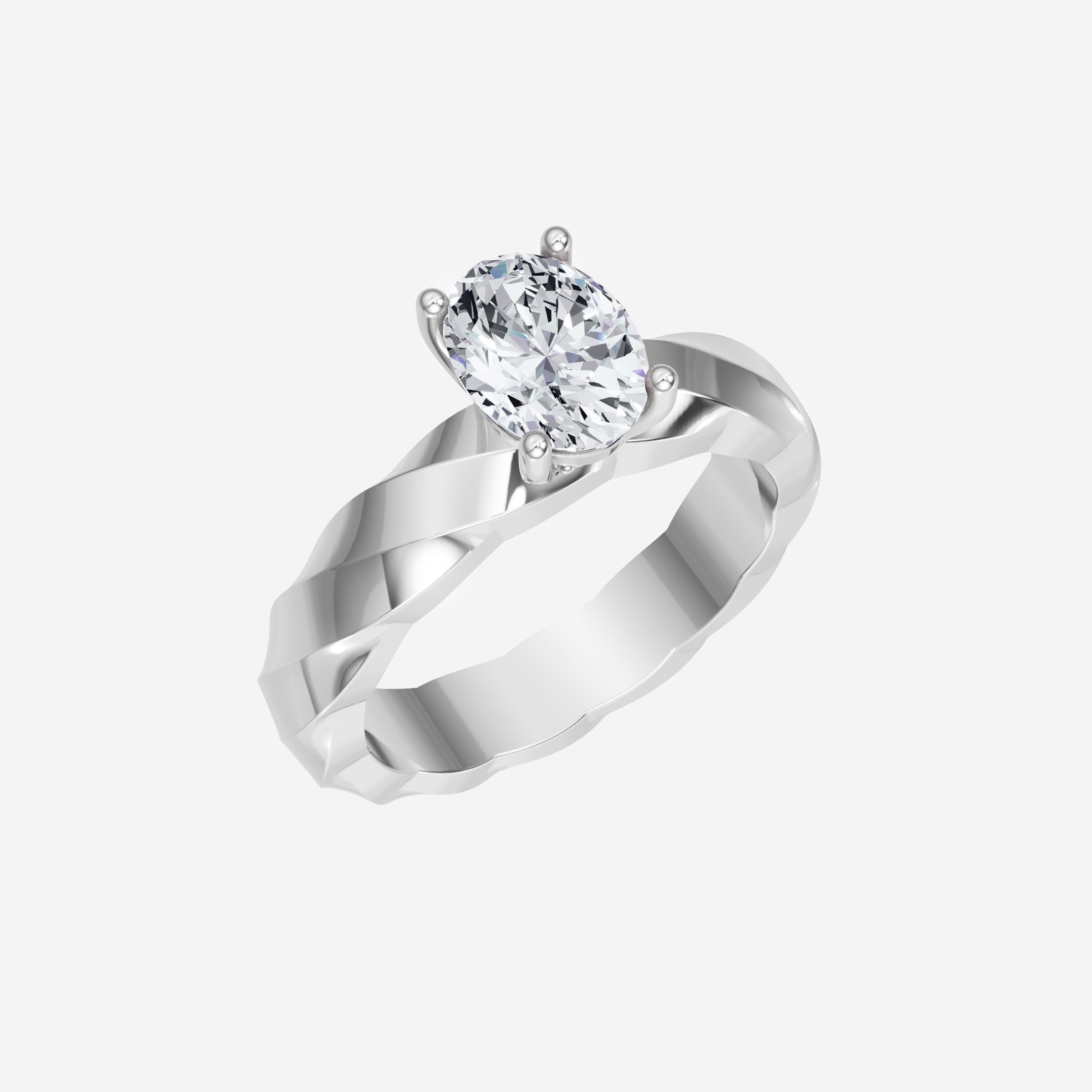 Oval Shining Destiny Ring