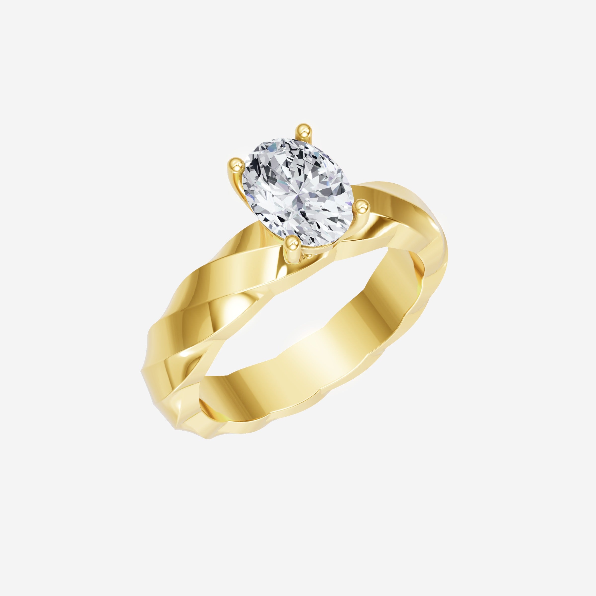 Oval Shining Destiny Ring