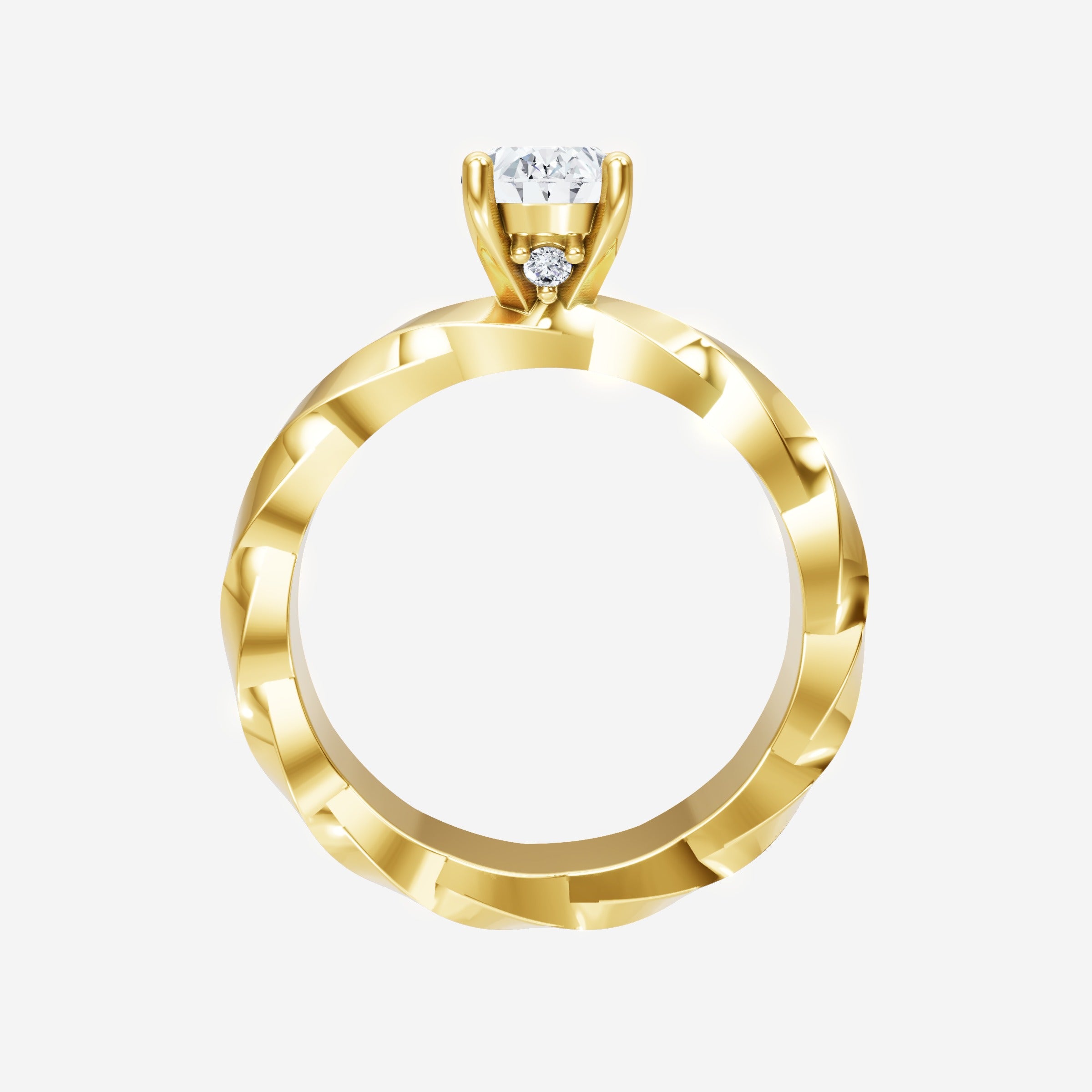 Oval Shining Destiny Ring