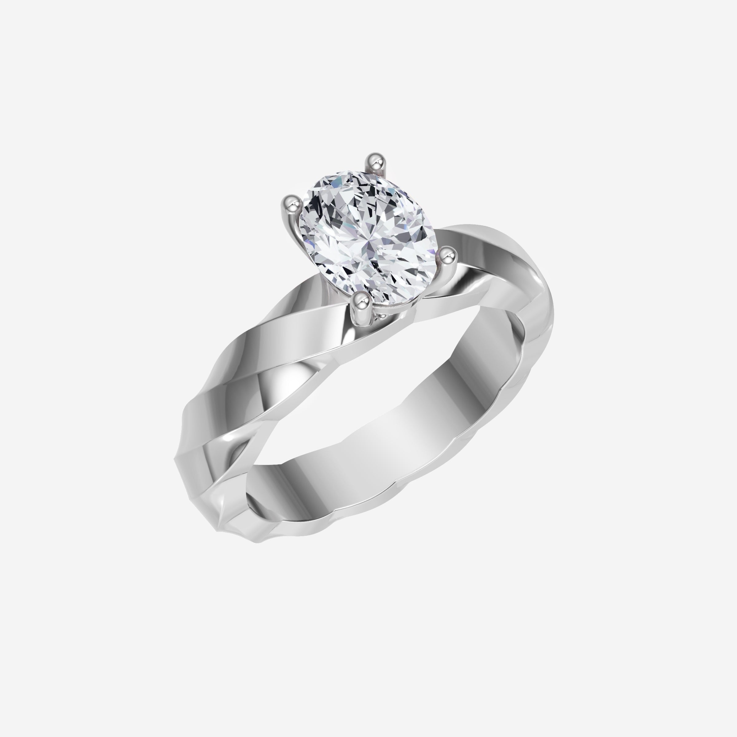 Oval Shining Destiny Ring