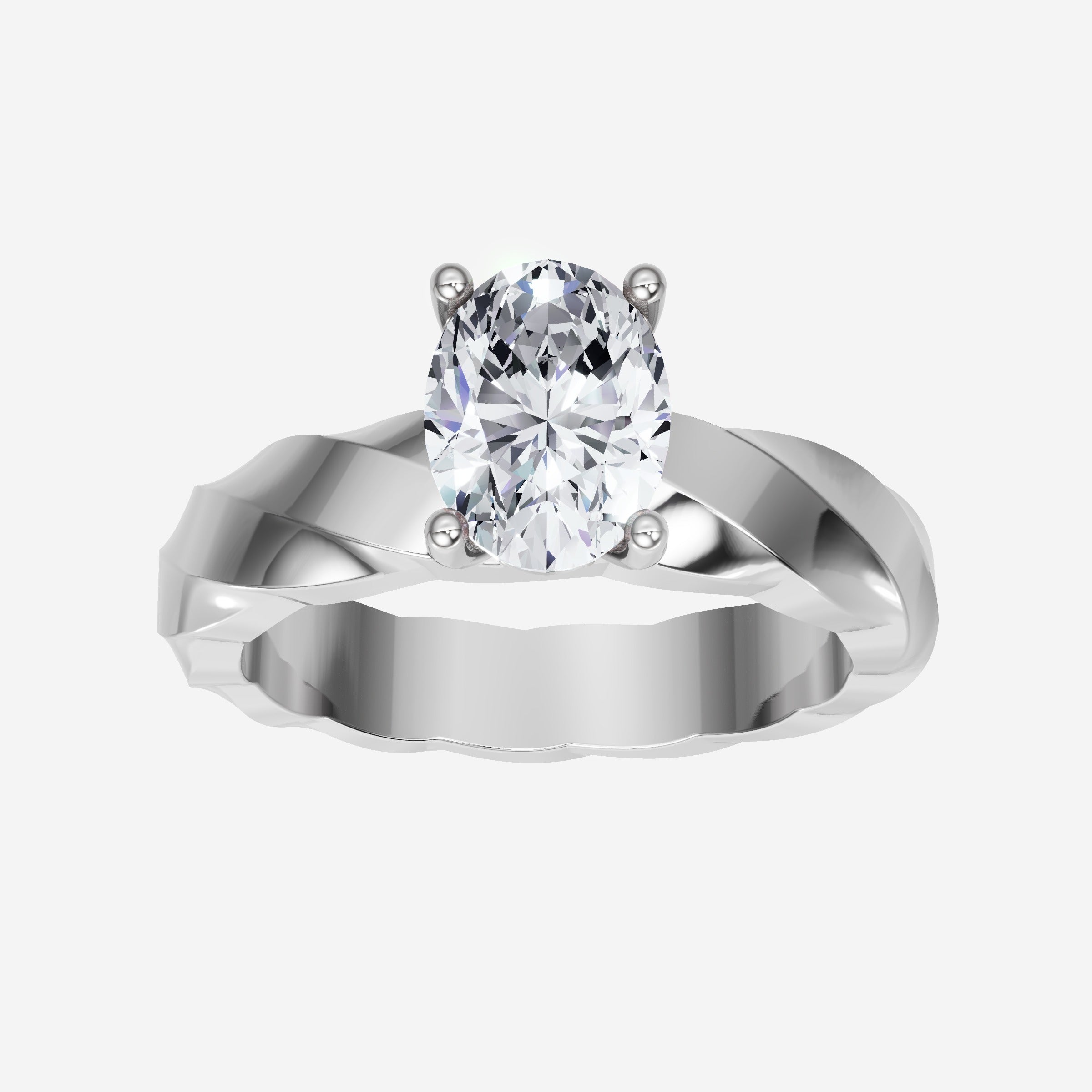 Oval Shining Destiny Ring