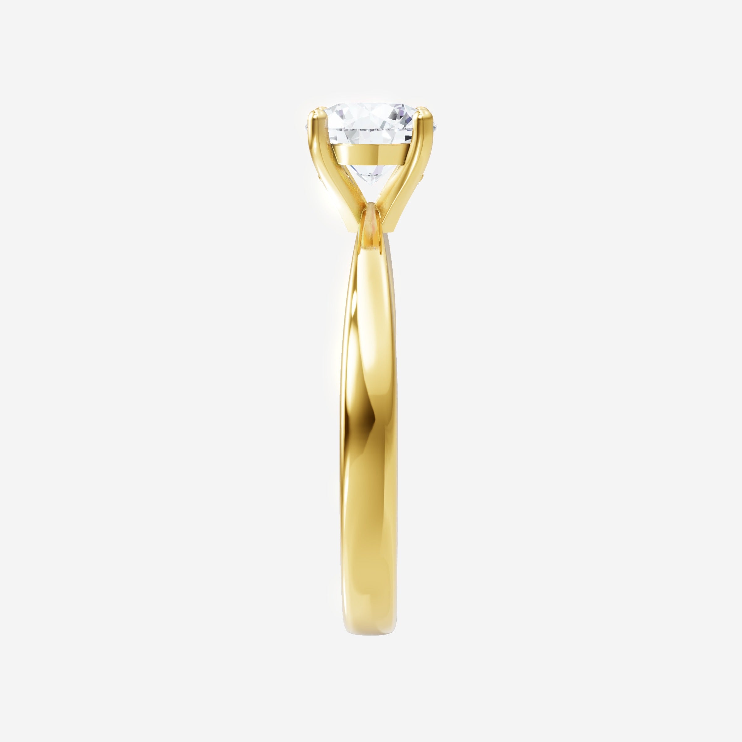 Round Shining Destiny Ring